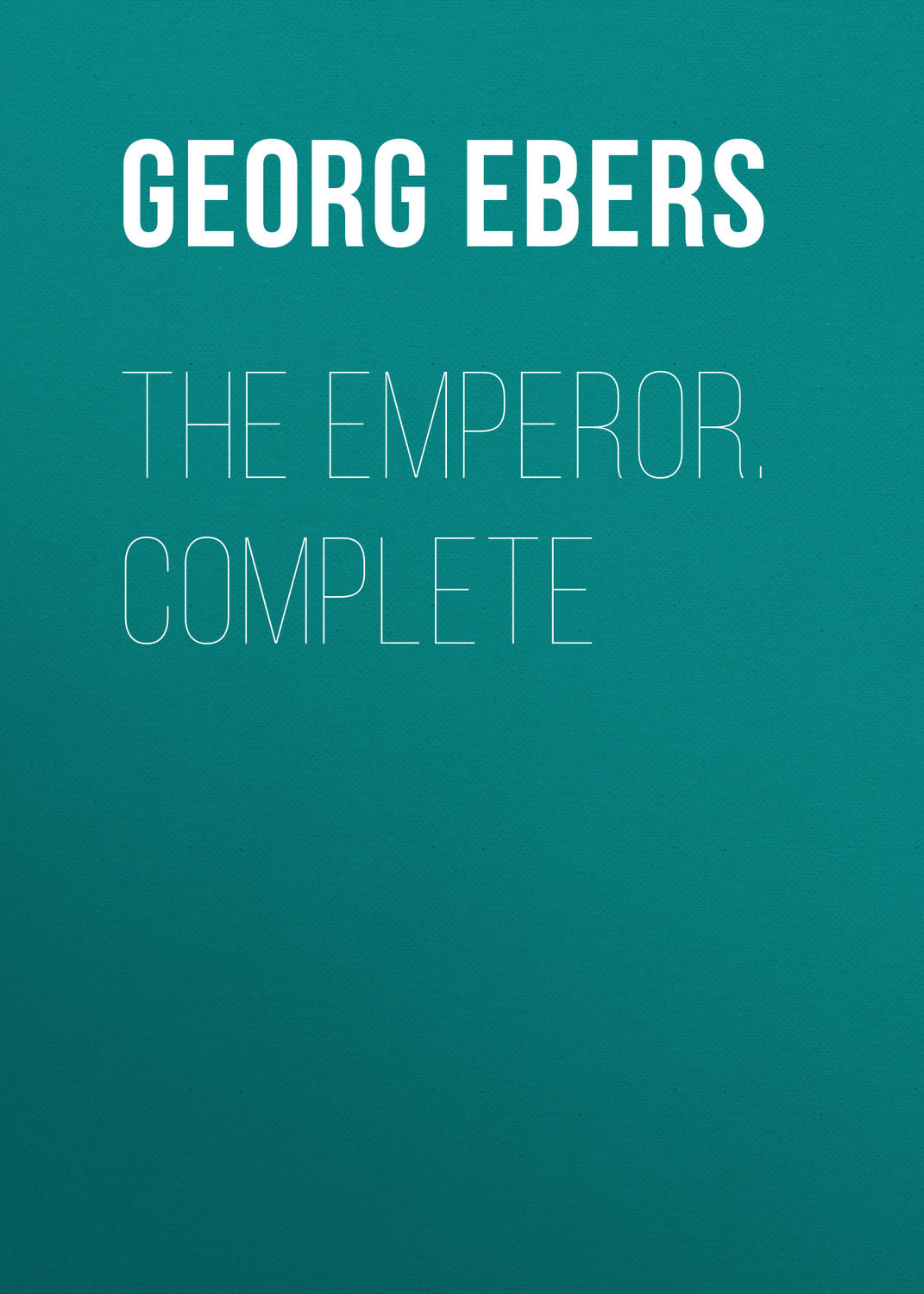 Обложка книги «The Emperor. Complete»