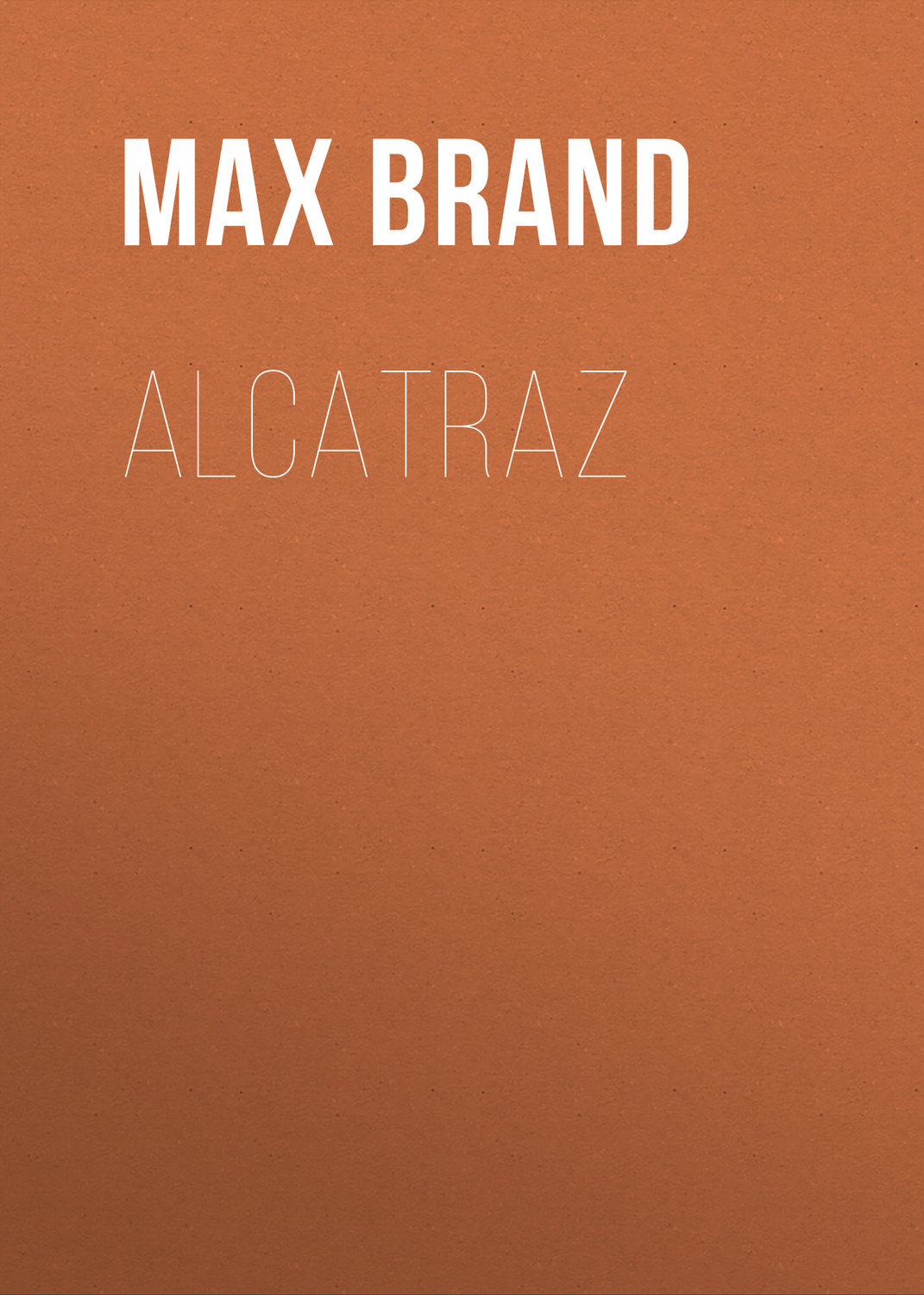 Обложка книги «Alcatraz»