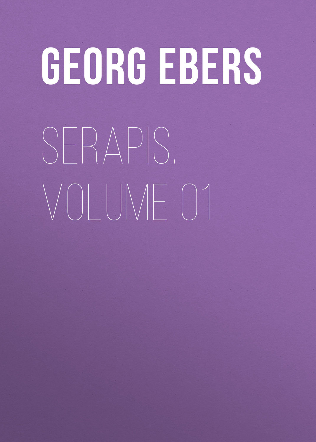 Обложка книги «Serapis. Volume 01»