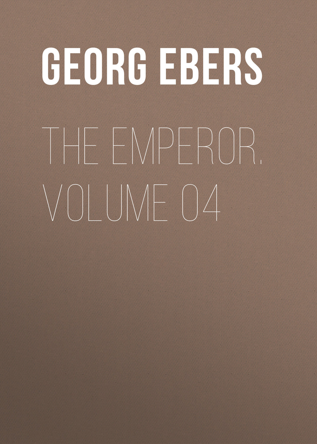 Обложка книги «The Emperor. Volume 04»