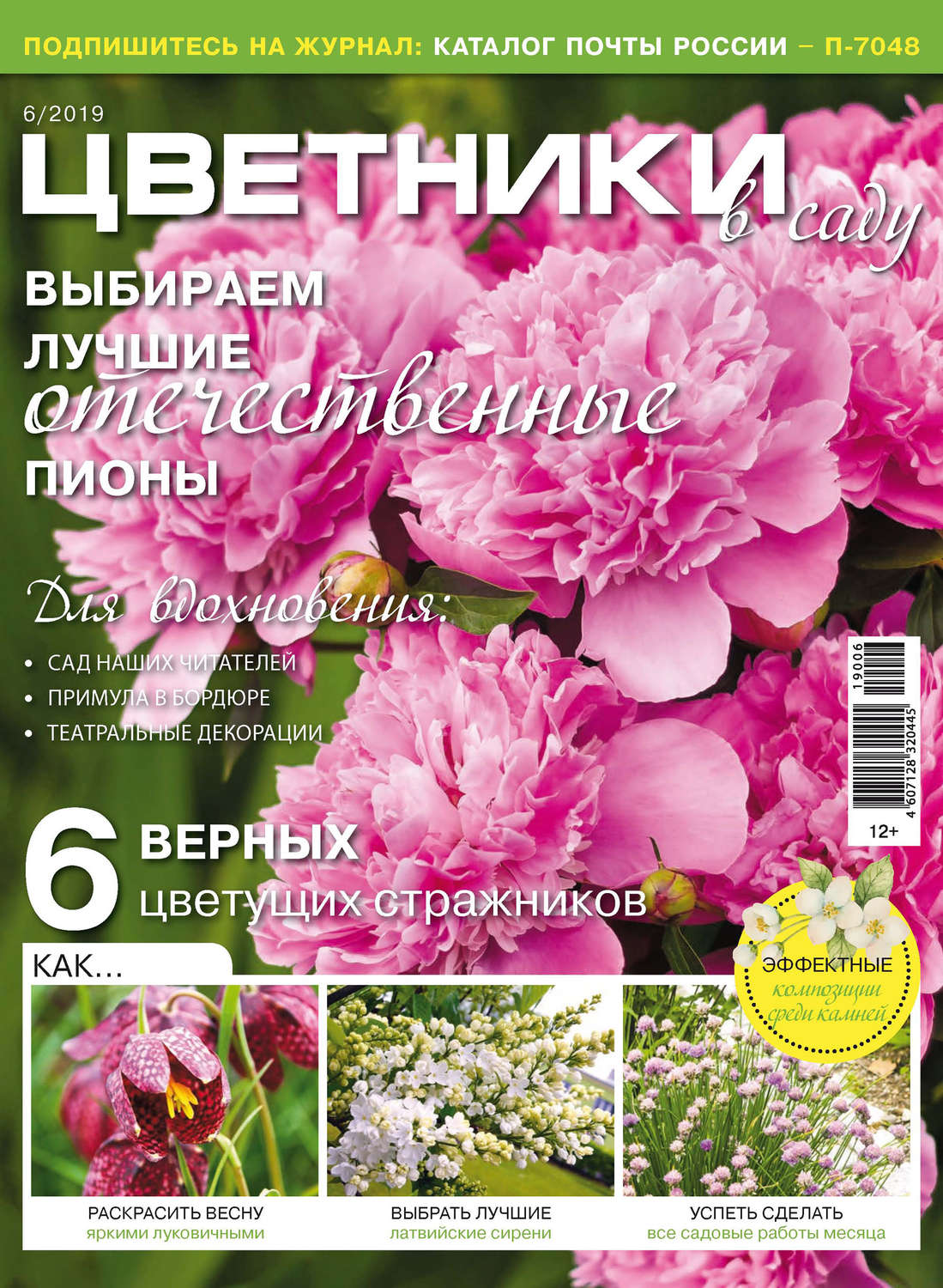 Обложка книги «Цветники в саду №06/2019»