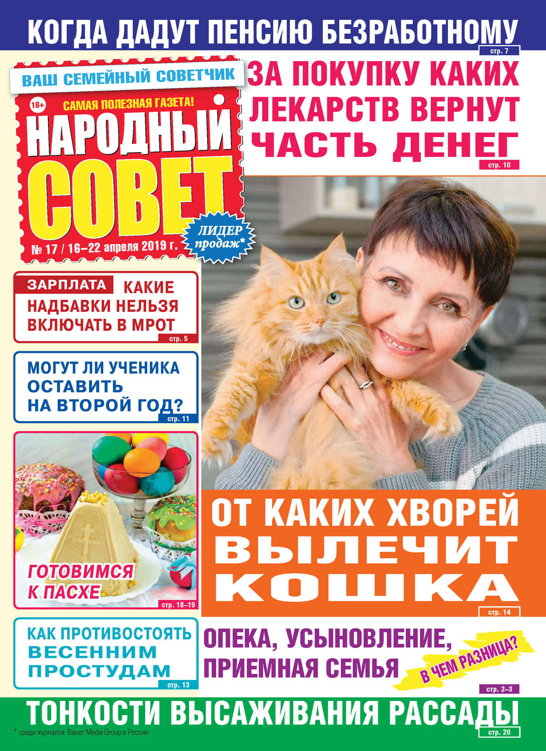 Обложка книги «Народный совет №17/2019»