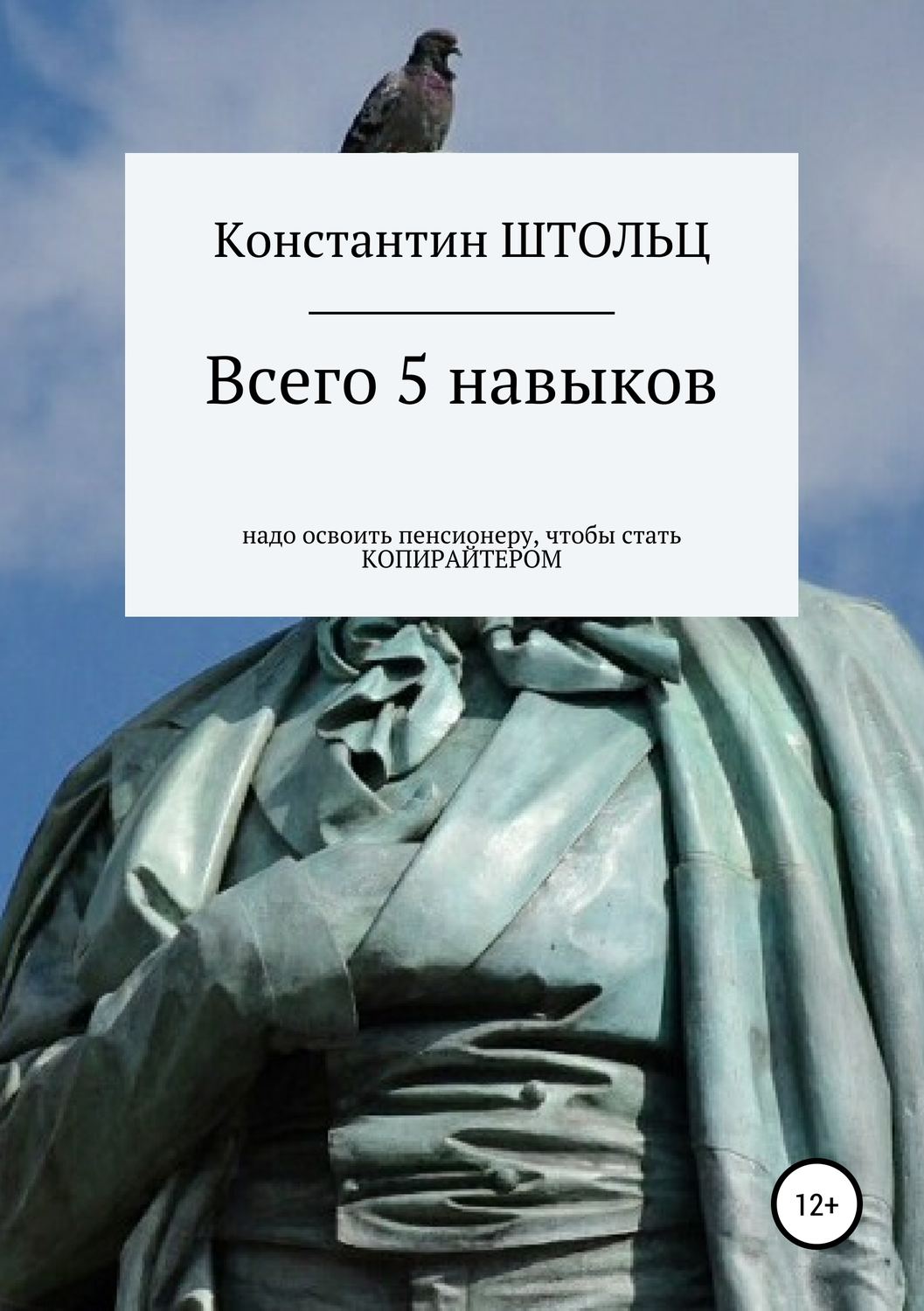 Обложка книги «Всего 5 навыков надо освоить пенсионеру, чтобы уже этим летом стать копирайтером»