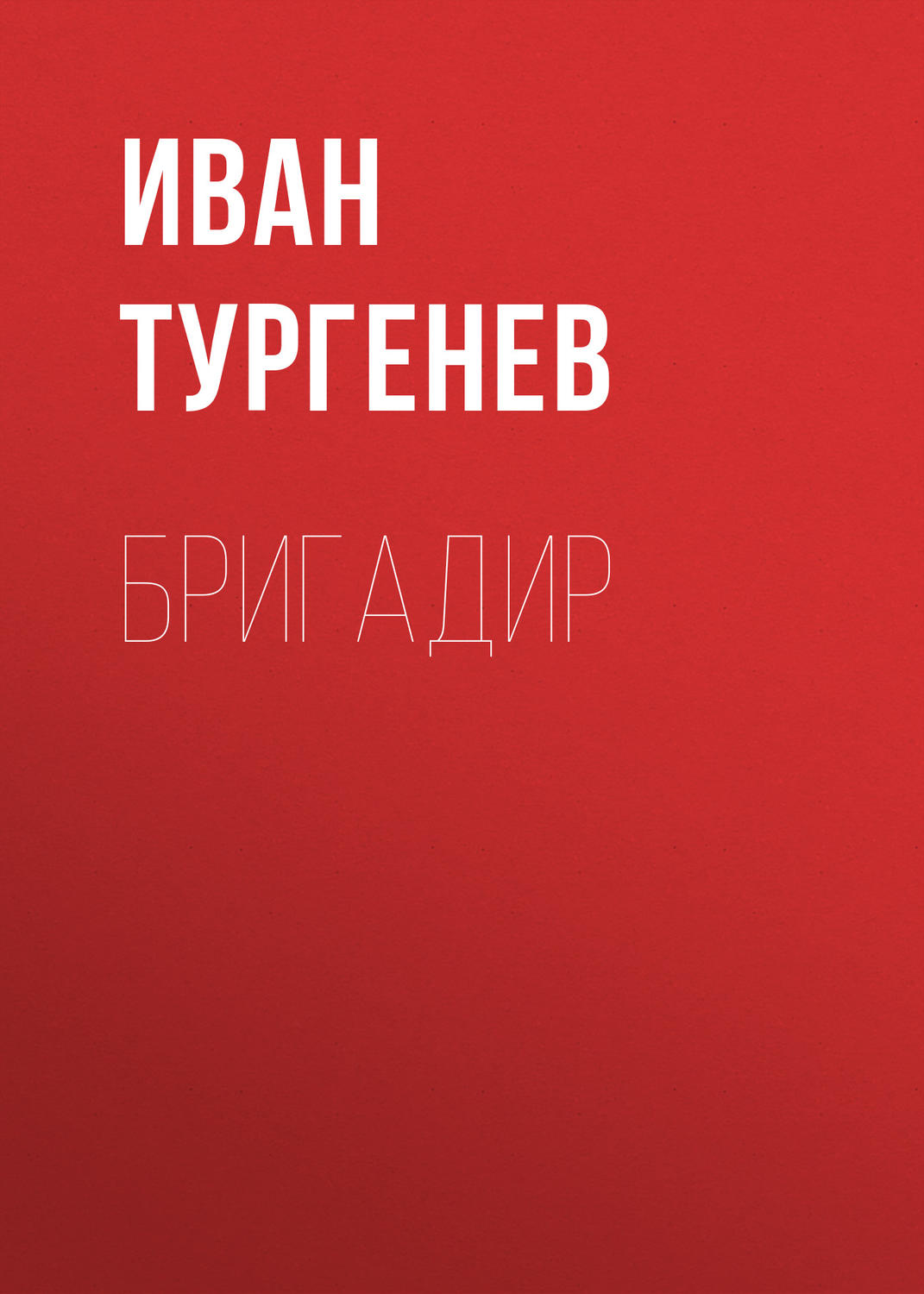 Обложка книги «Бригадир»