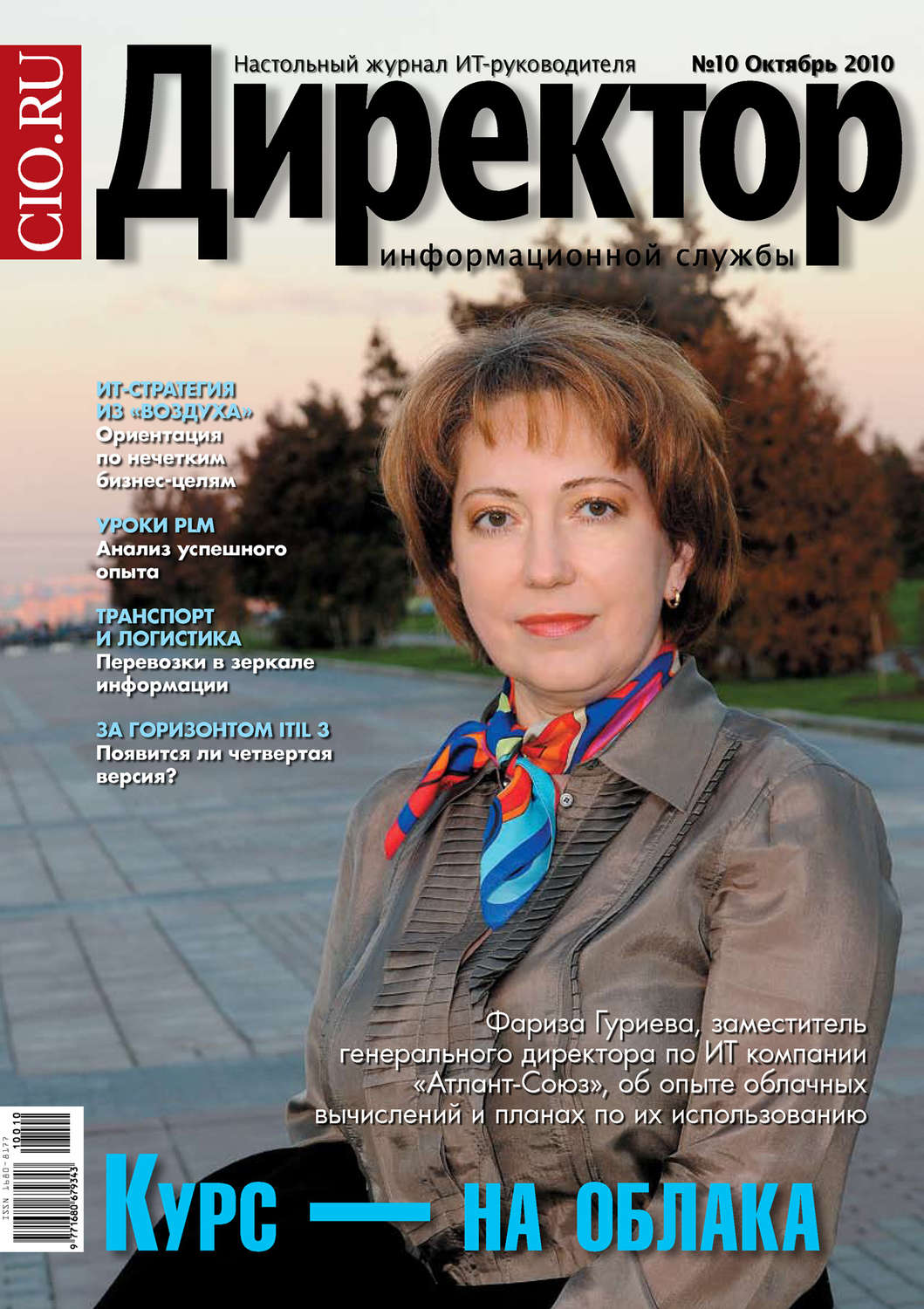 Обложка книги «Директор информационной службы №10/2010»