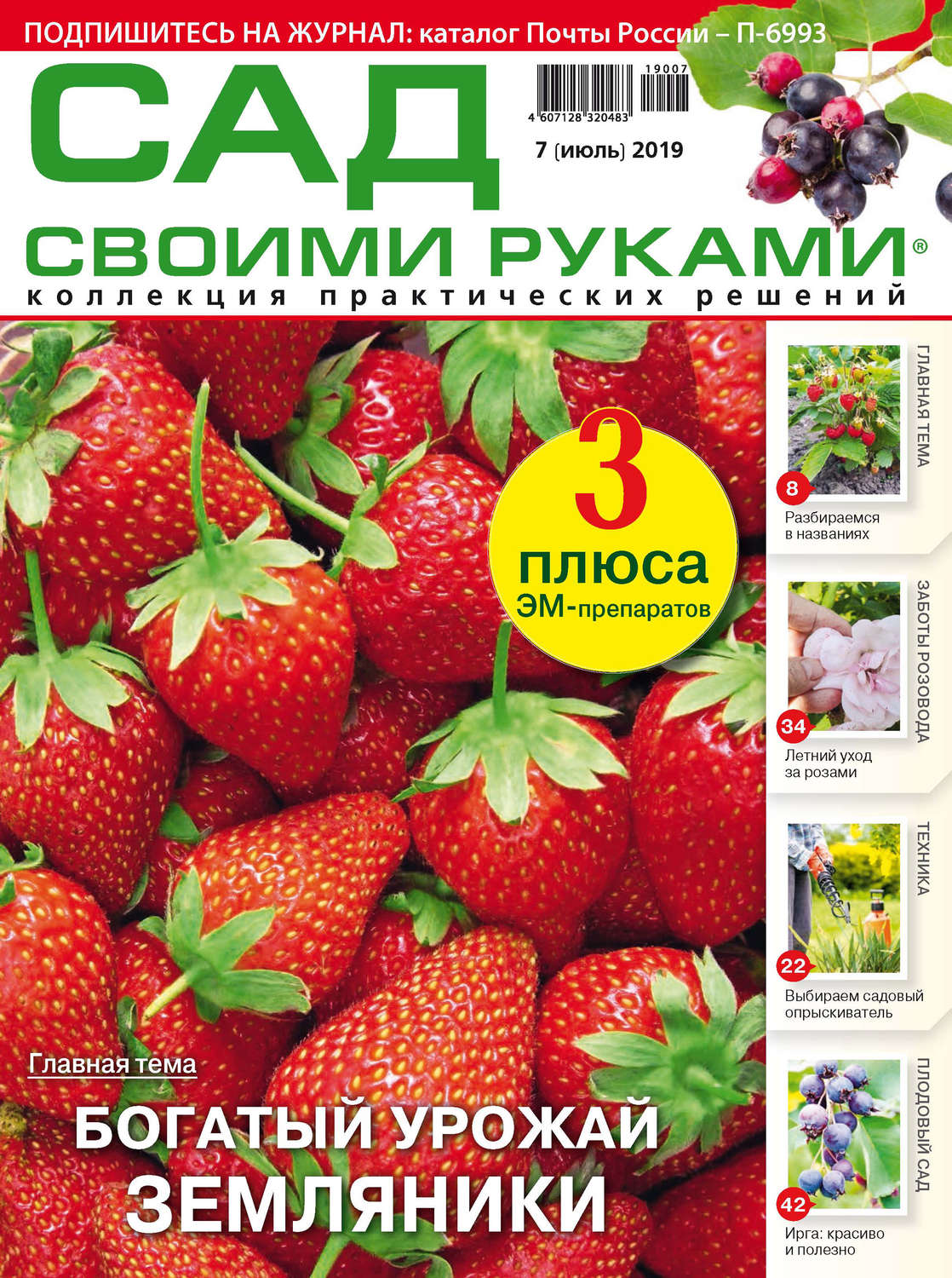 Обложка книги «Сад своими руками №07/2019»