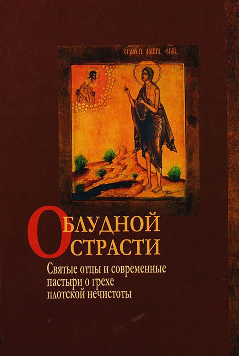 Обложка книги «О блудной страсти. Святые отцы и современные пастыри о грехе плотской нечистоты»