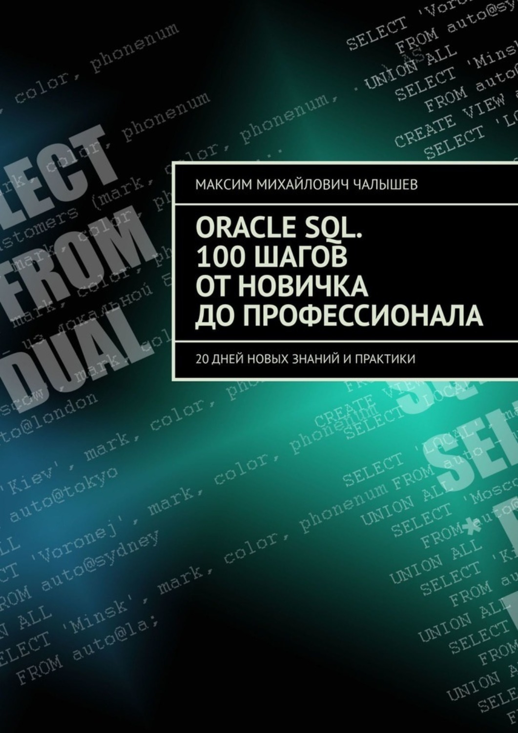 Обложка книги «Oracle SQL. 100 шагов от новичка до профессионала. 20 дней новых знаний и практики»