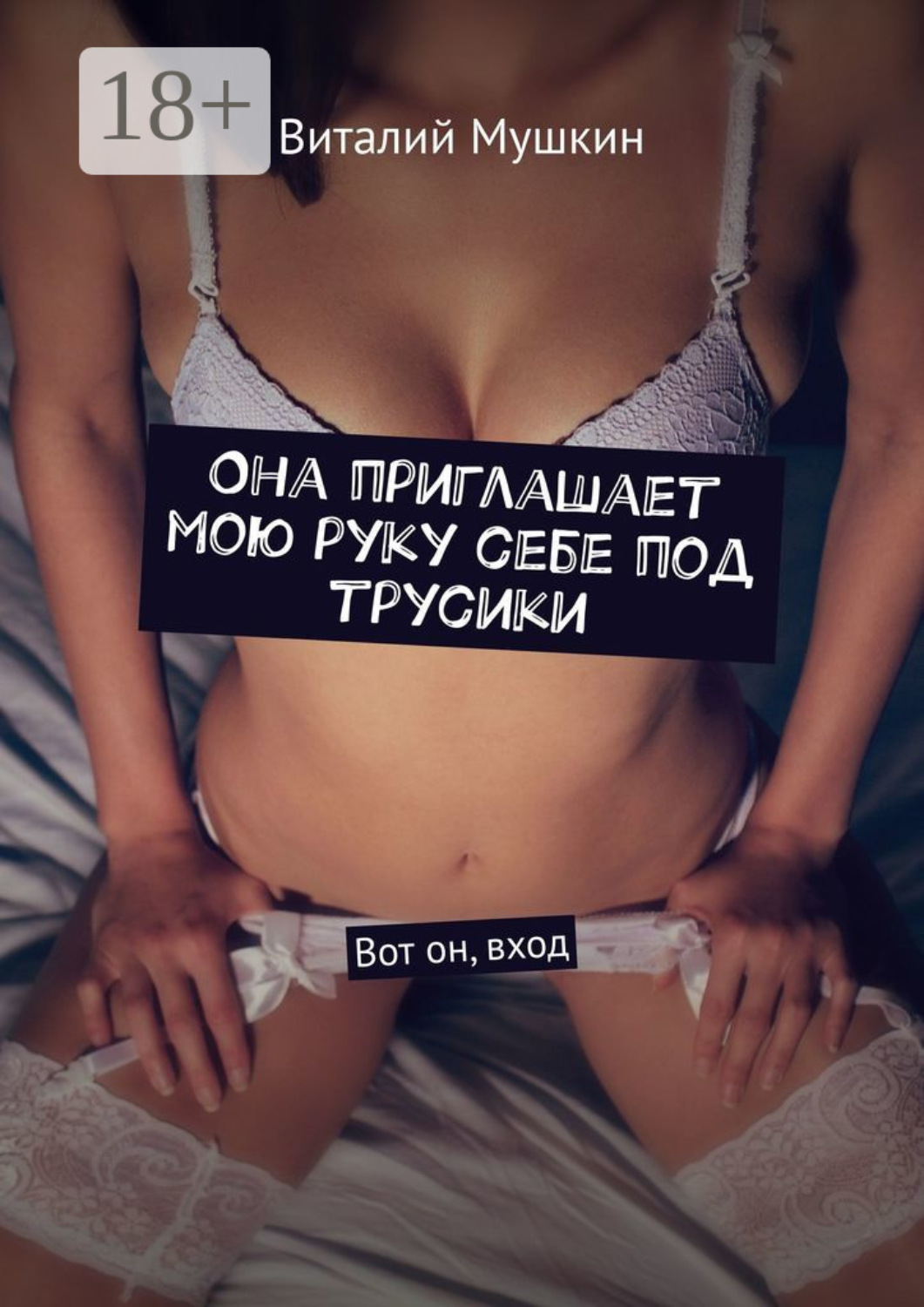 Обложка книги «Она приглашает мою руку себе под трусики. Вот он, вход»