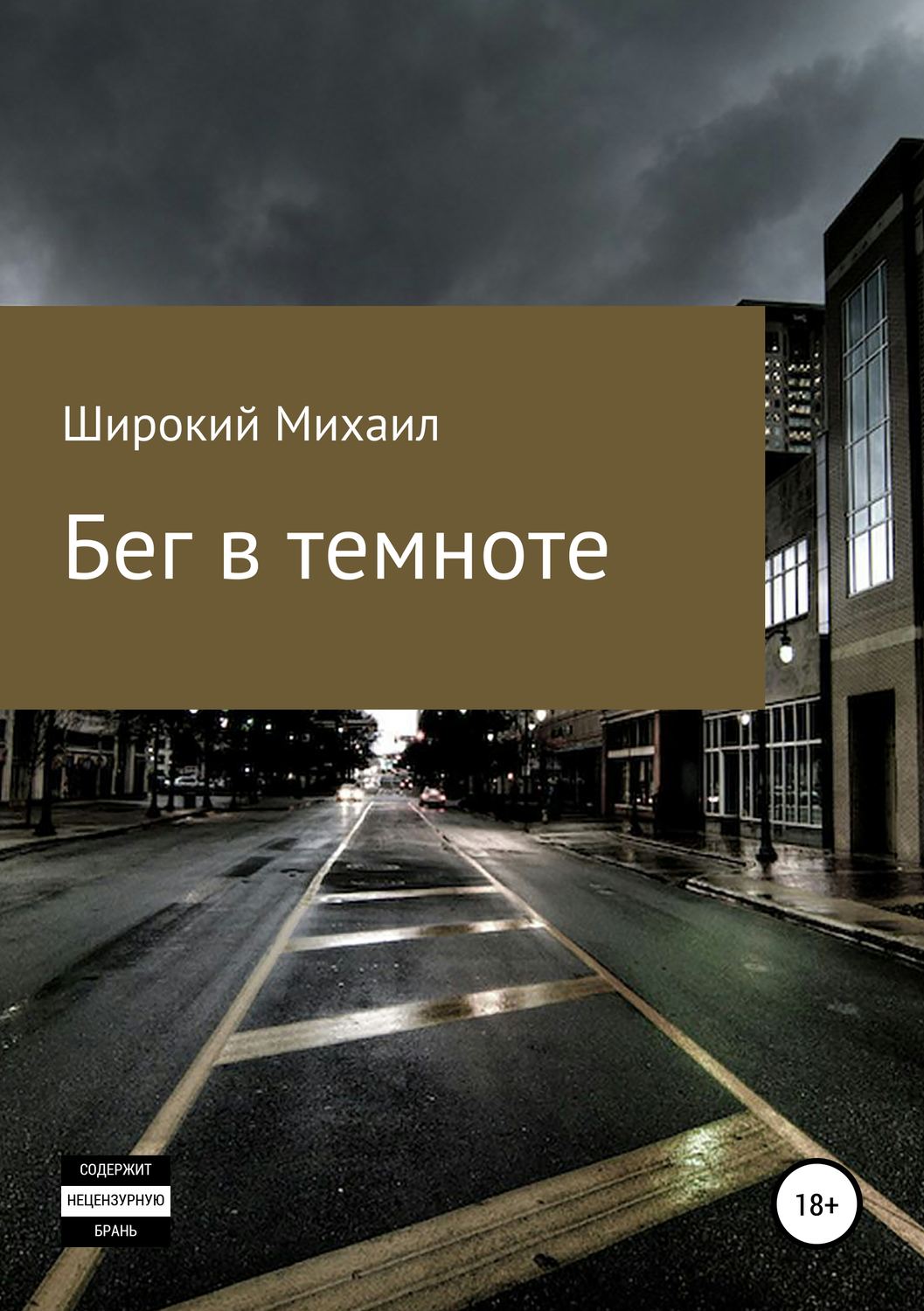 Обложка книги «Бег в темноте»
