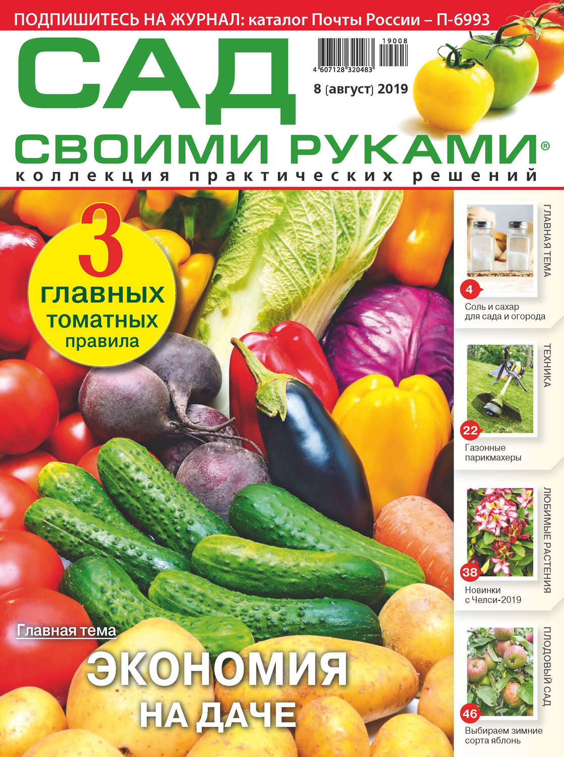 Обложка книги «Сад своими руками №08/2019»