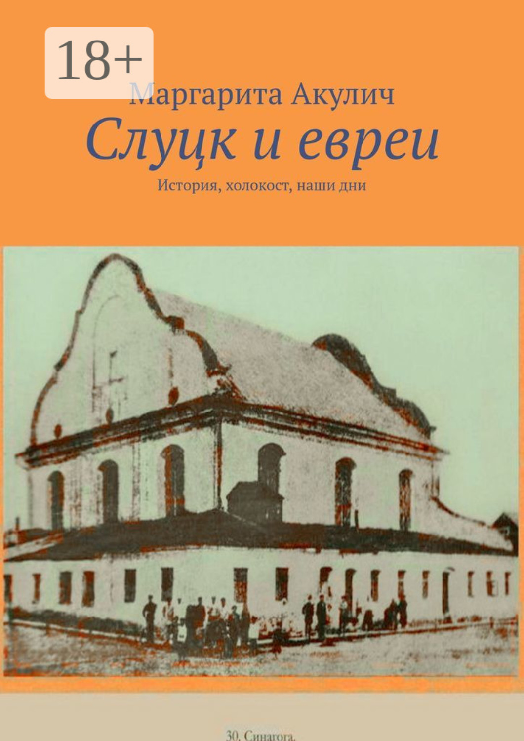 Обложка книги «Слуцк и евреи. История, холокост, наши дни»