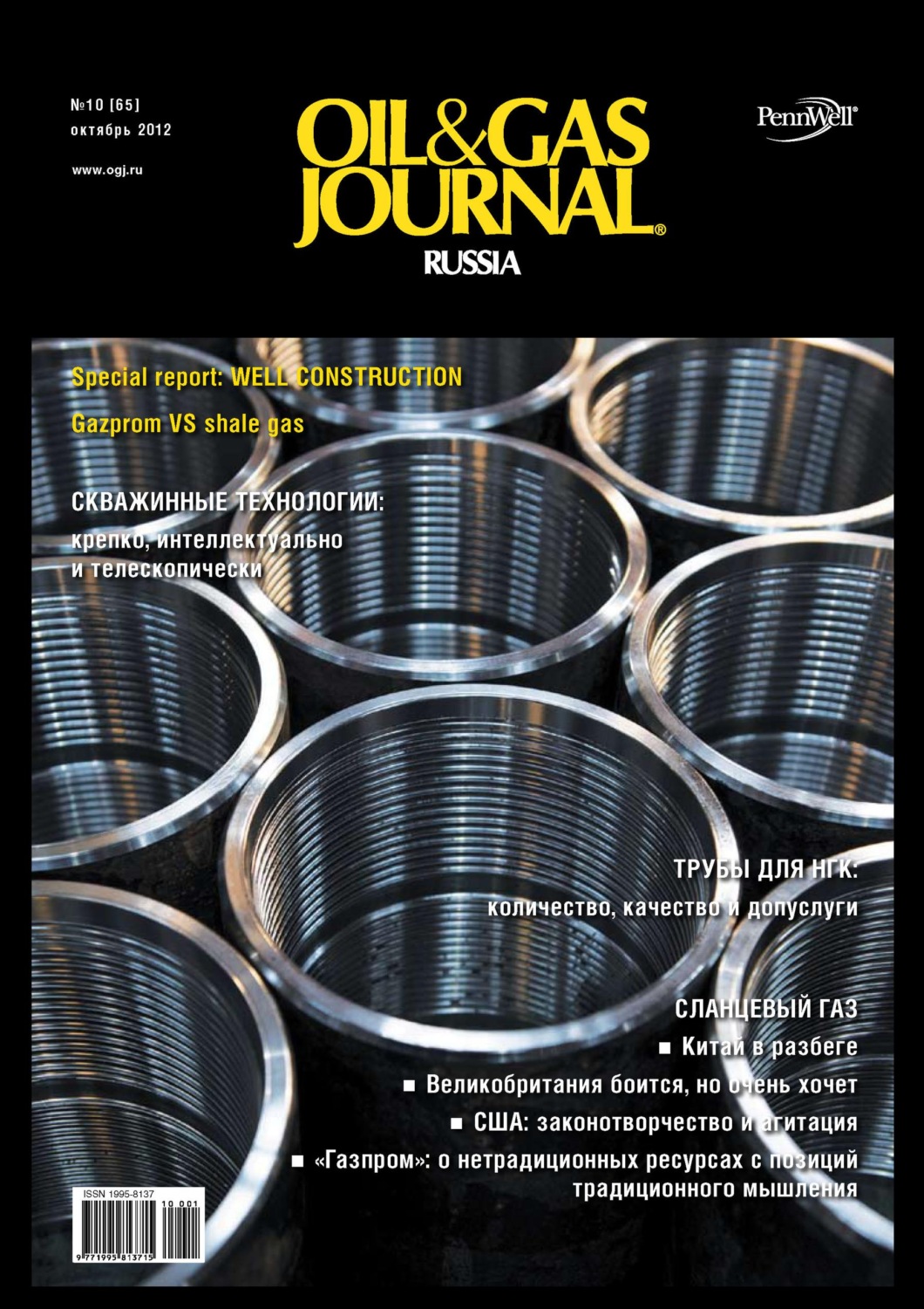 Обложка книги «Oil&Gas Journal Russia №10/2012»