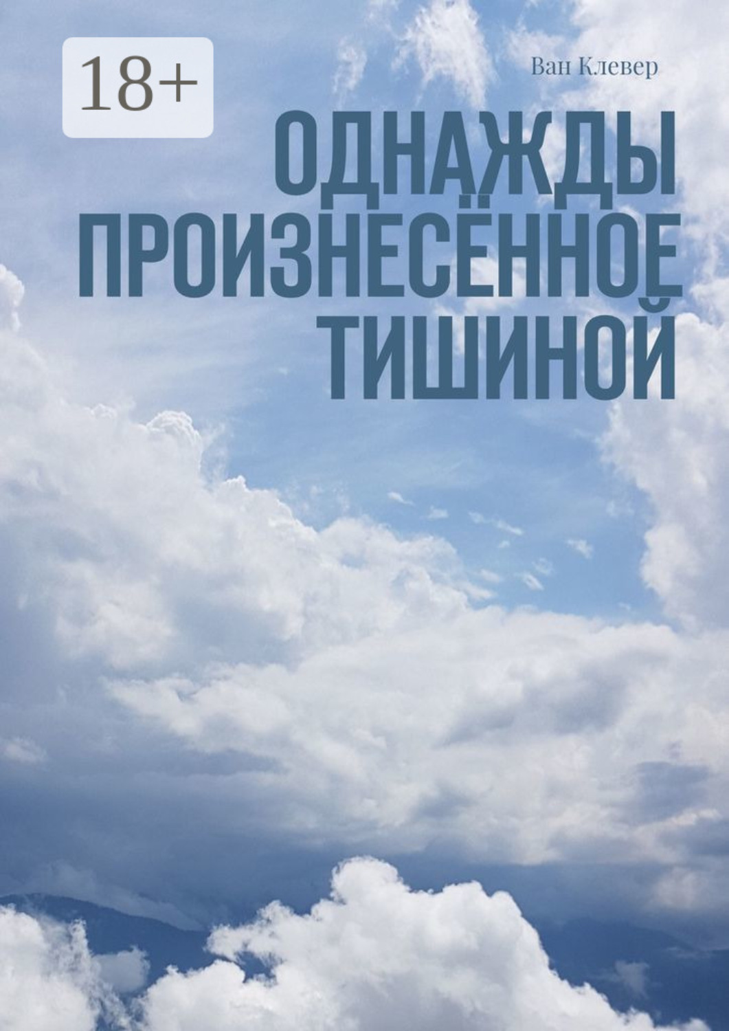 Обложка книги «Однажды произнесённое тишиной»