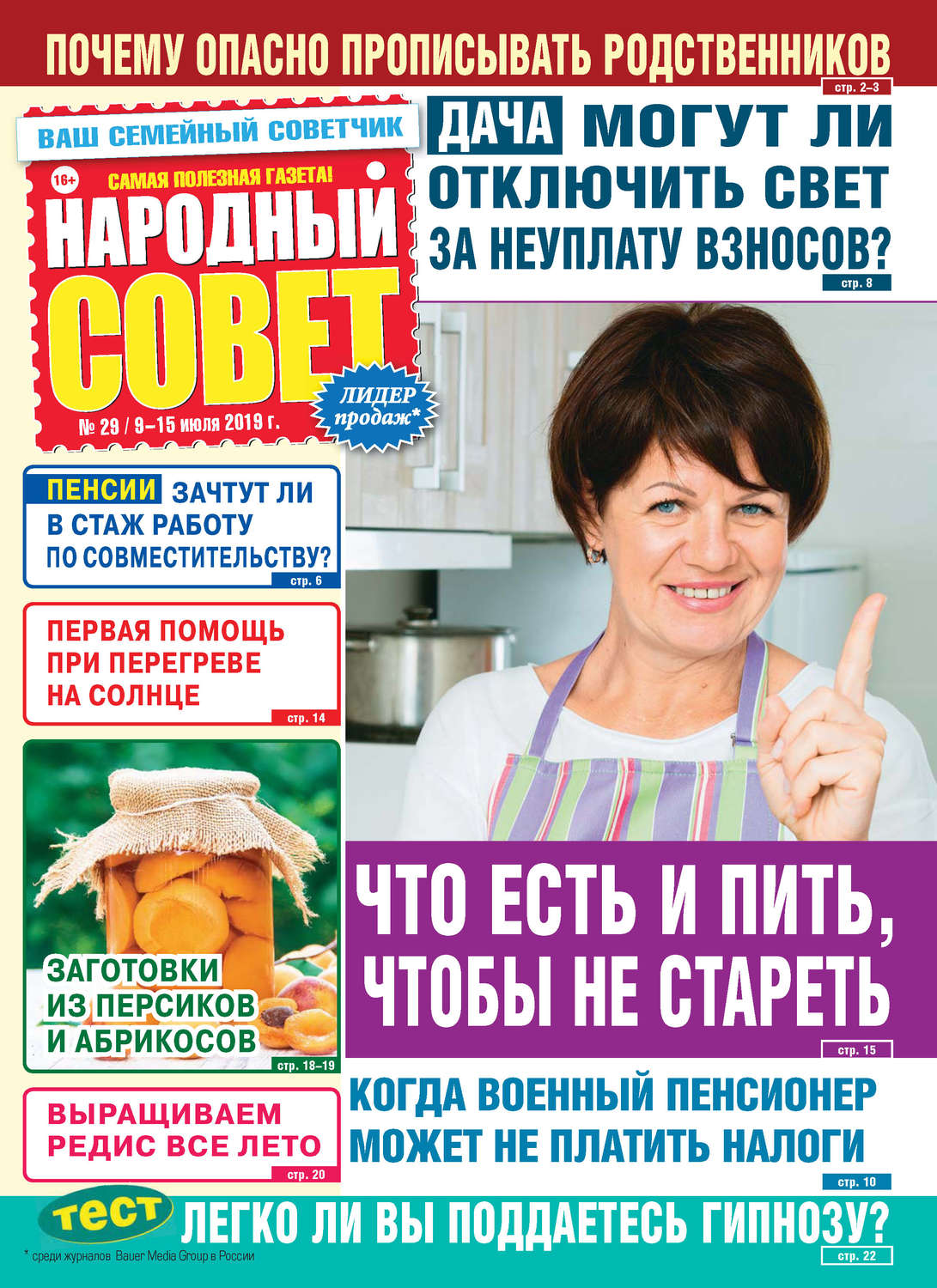Обложка книги «Народный совет №29/2019»