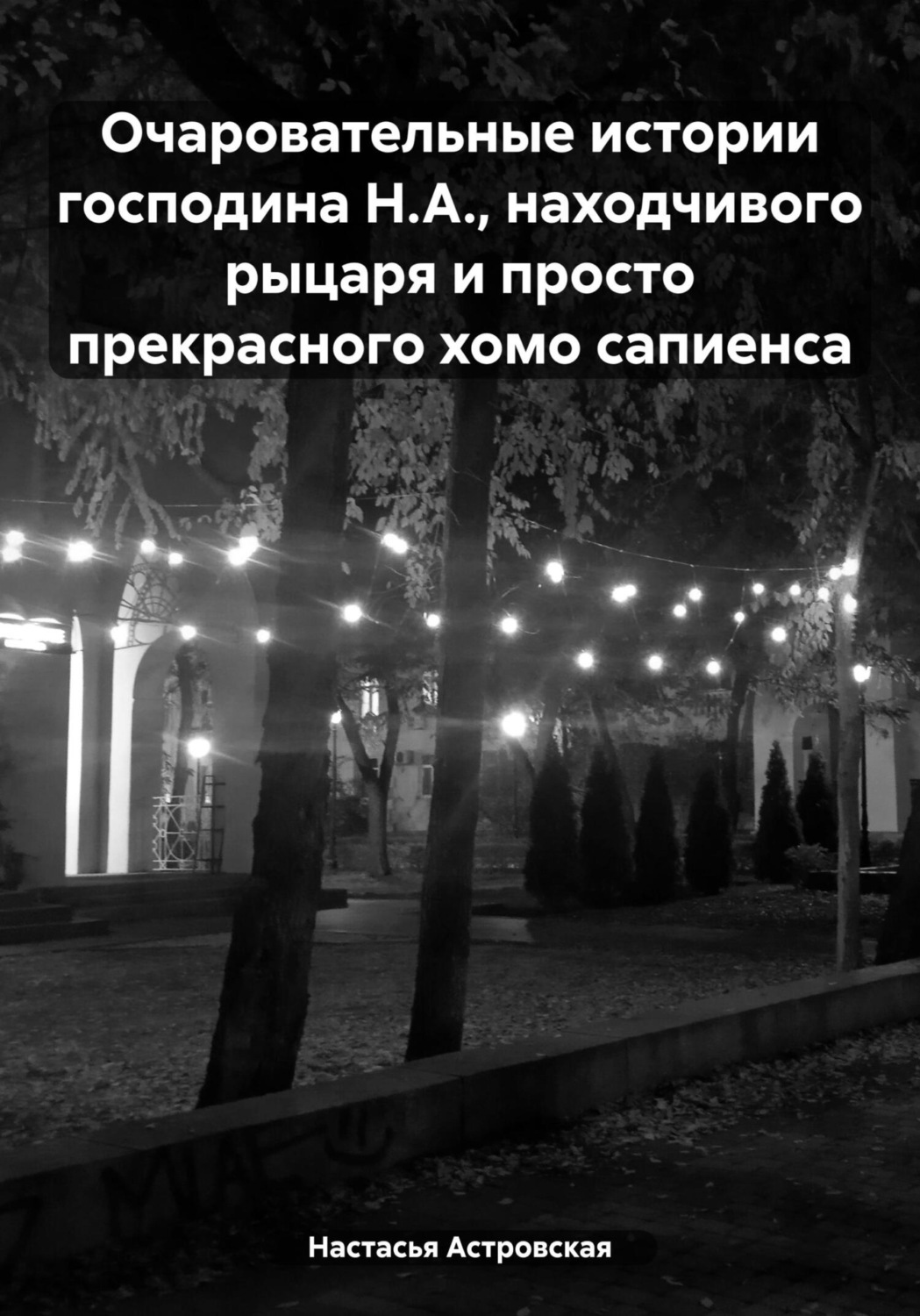 Обложка книги «Очаровательные истории господина Н.А., находчивого рыцаря и просто прекрасного хомо сапиенса»