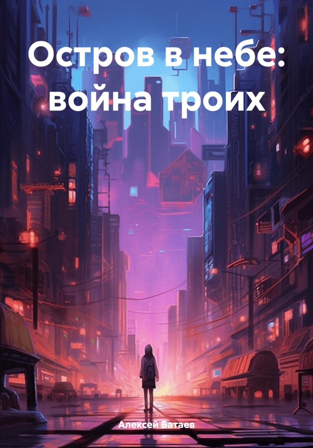 Обложка книги «Остров в небе: война троих»