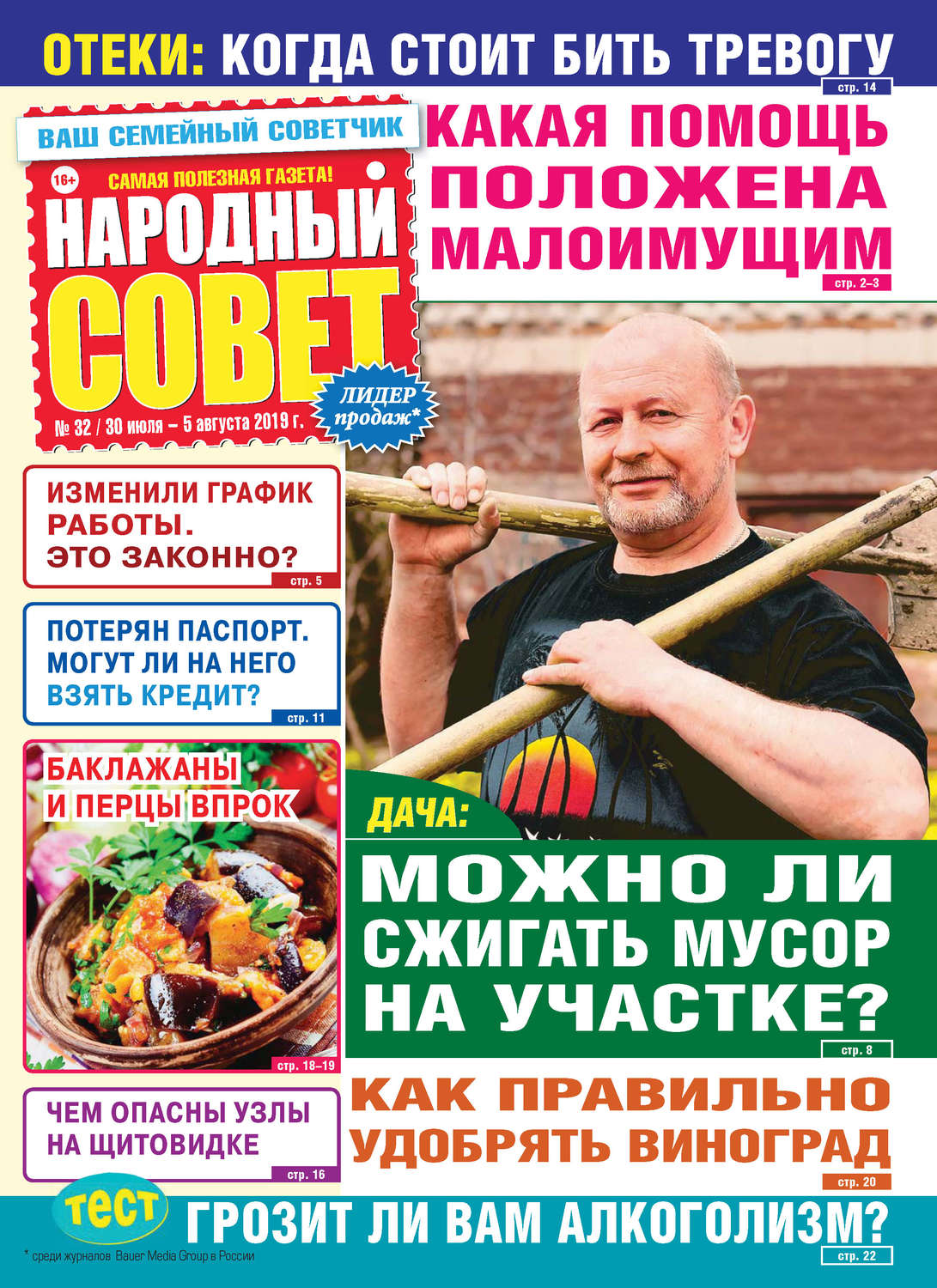 Обложка книги «Народный совет №32/2019»