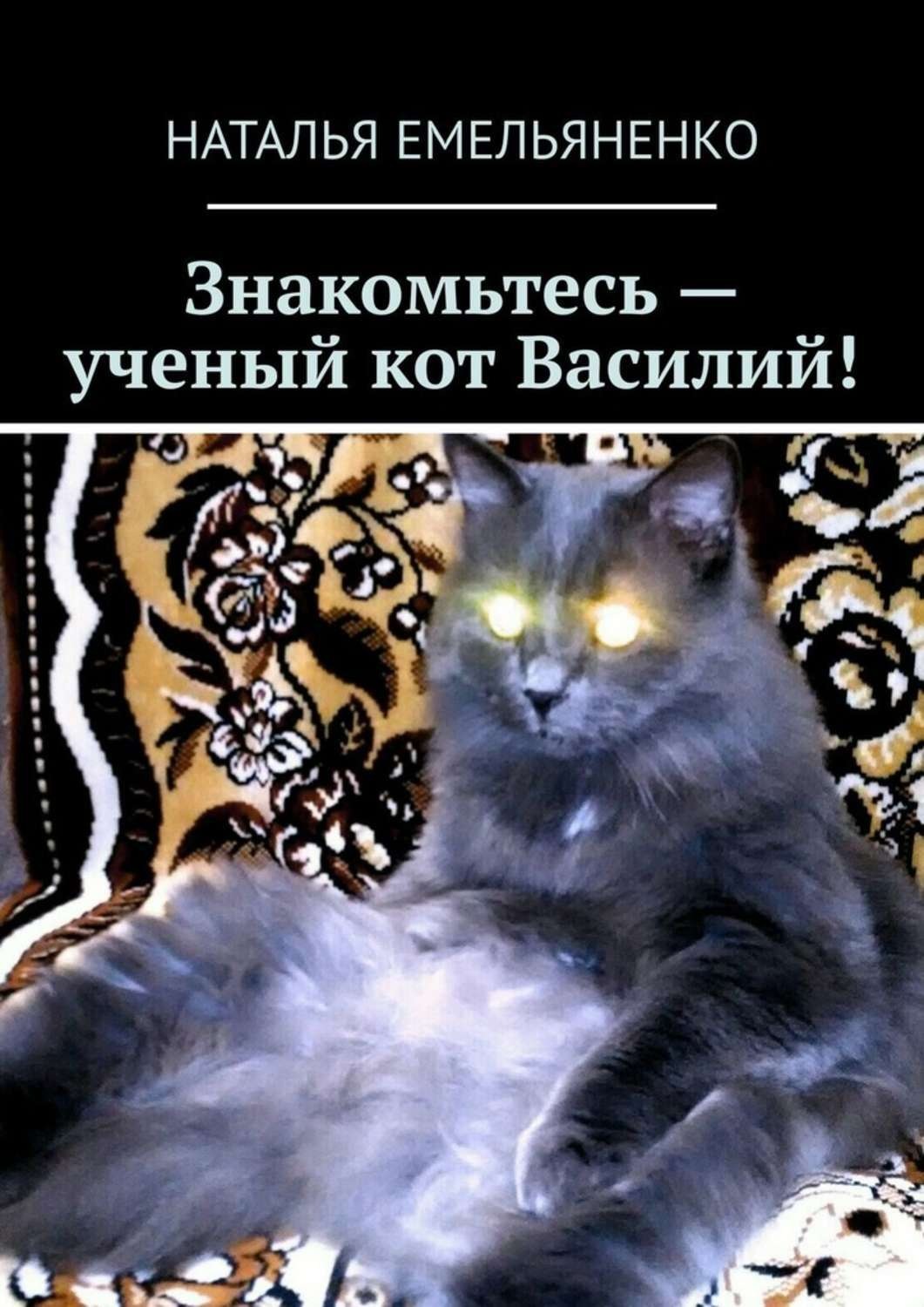 Обложка книги «Знакомьтесь – ученый кот Василий!»