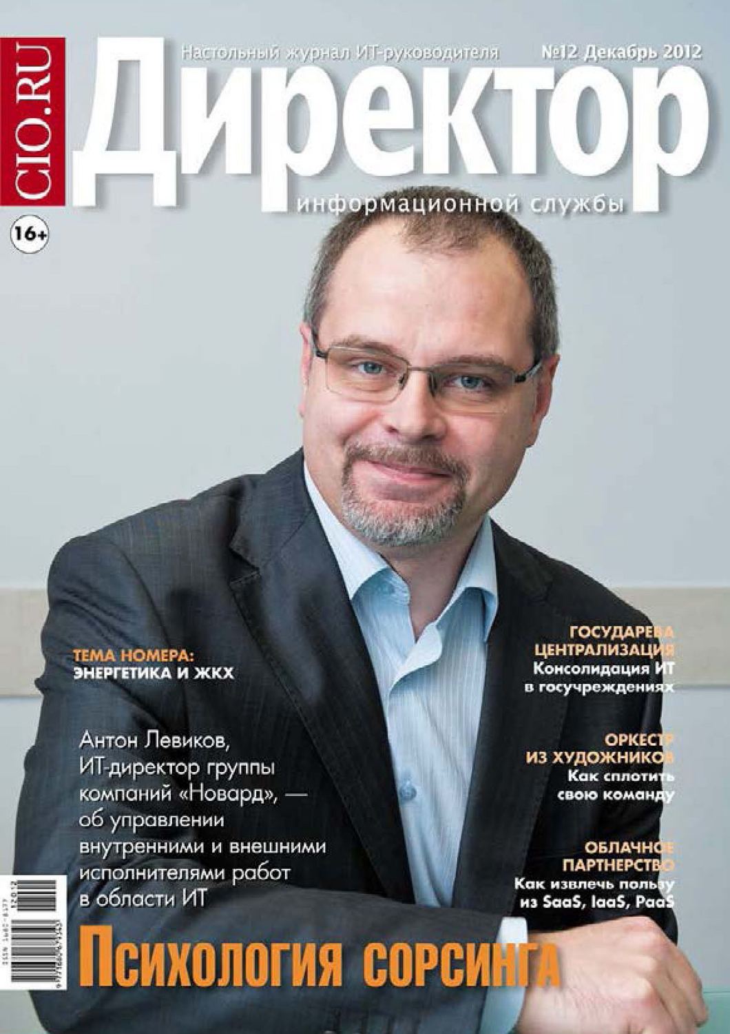 Обложка книги «Директор информационной службы №12/2012»