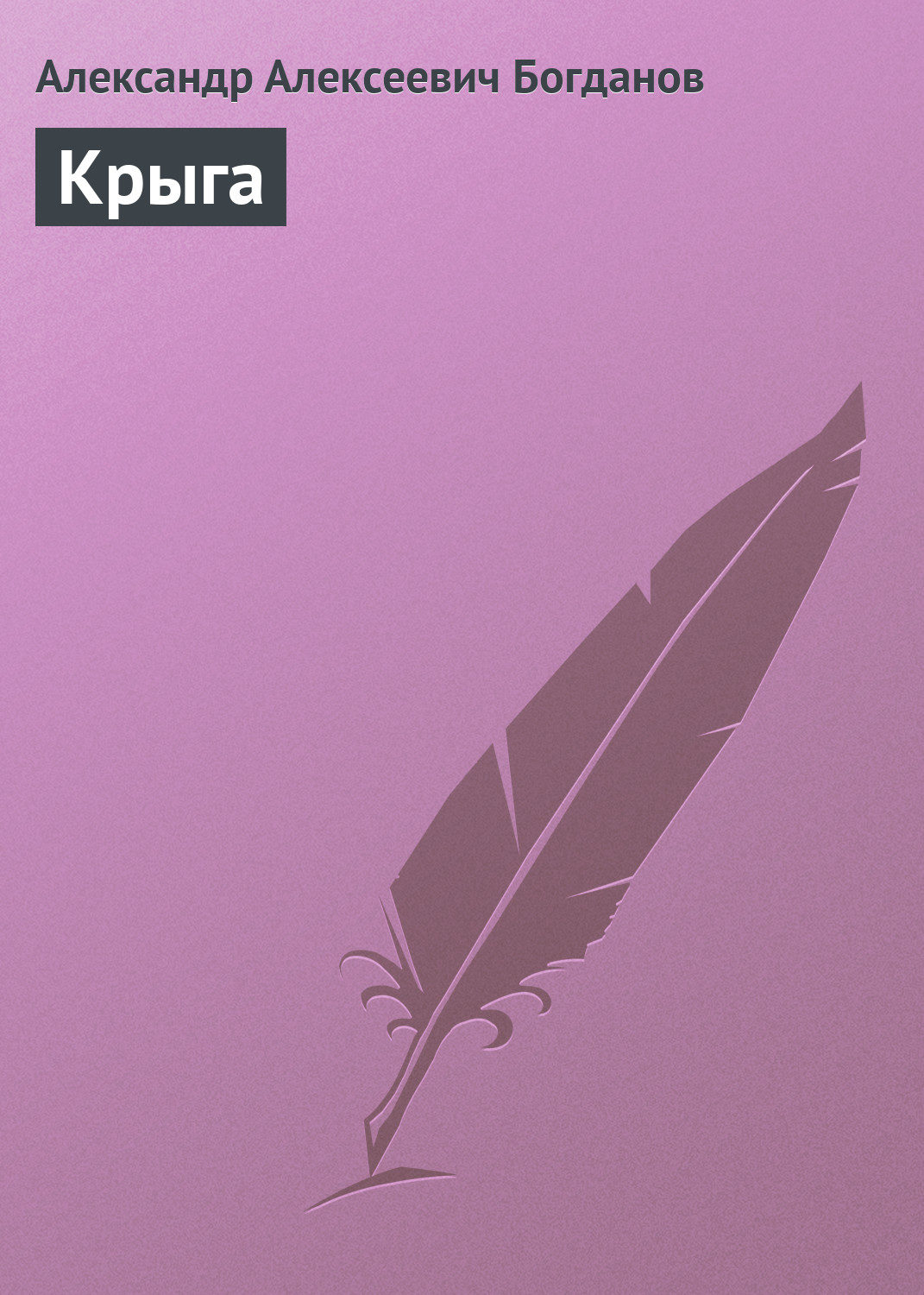 Обложка книги «Крыга»