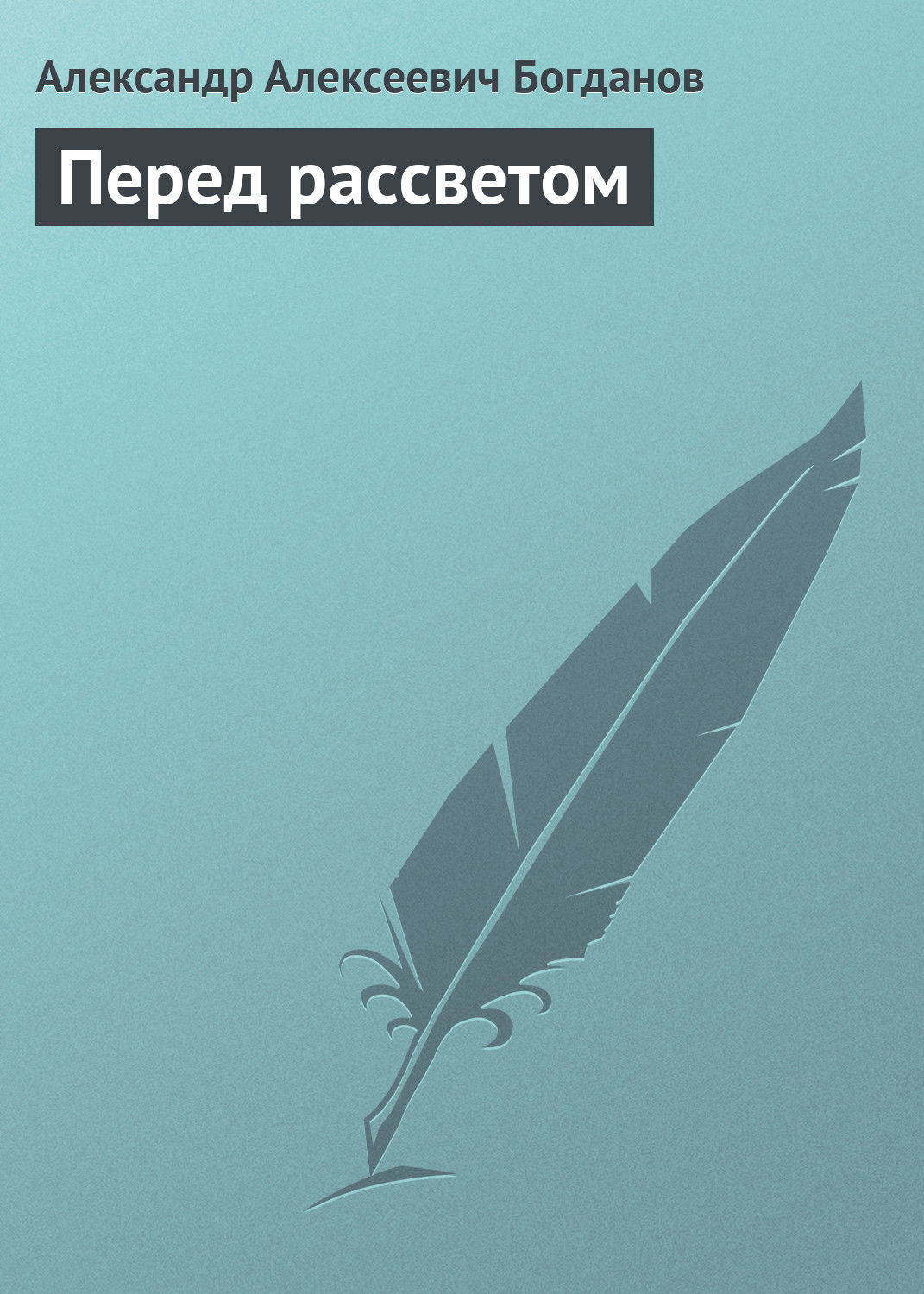 Обложка книги «Перед рассветом»