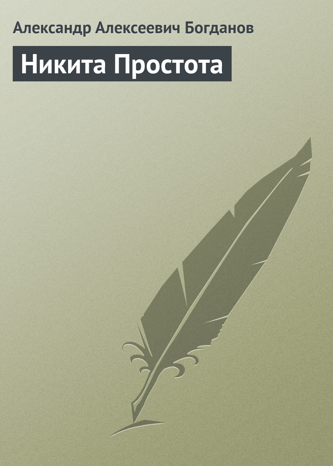 Обложка книги «Никита Простота»