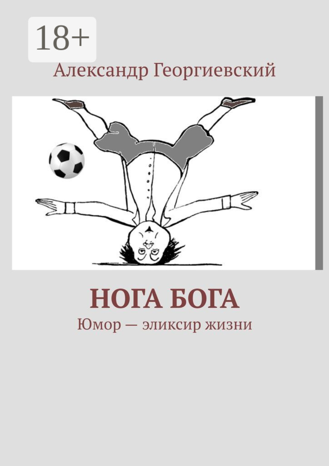 Обложка книги «Нога Бога. Юмор – эликсир жизни»