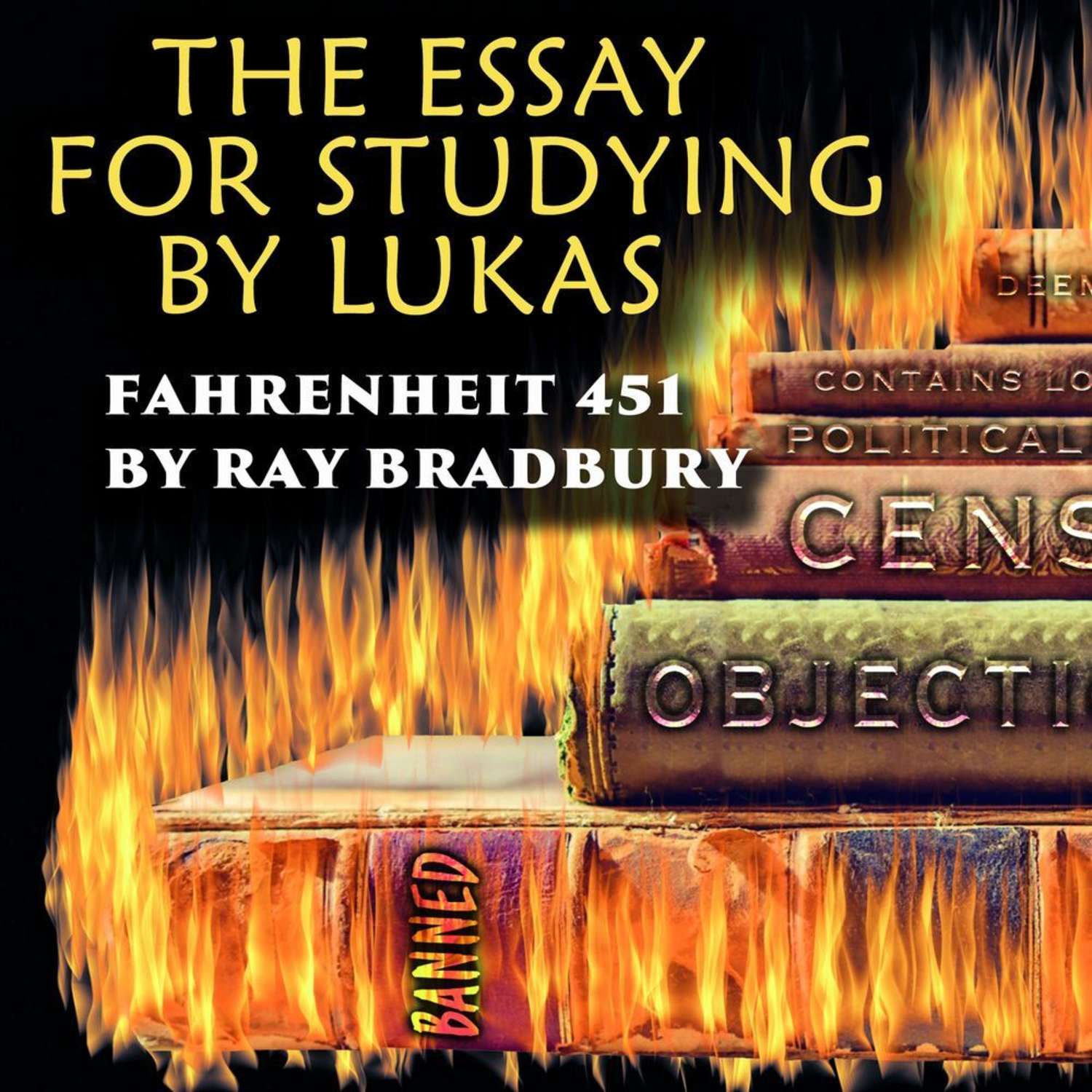 Обложка книги «The Essay for studying by Lukas Fahrenheit 451»