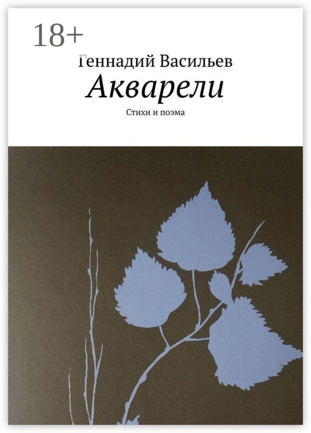 Обложка книги «Акварели. Стихи и поэма»