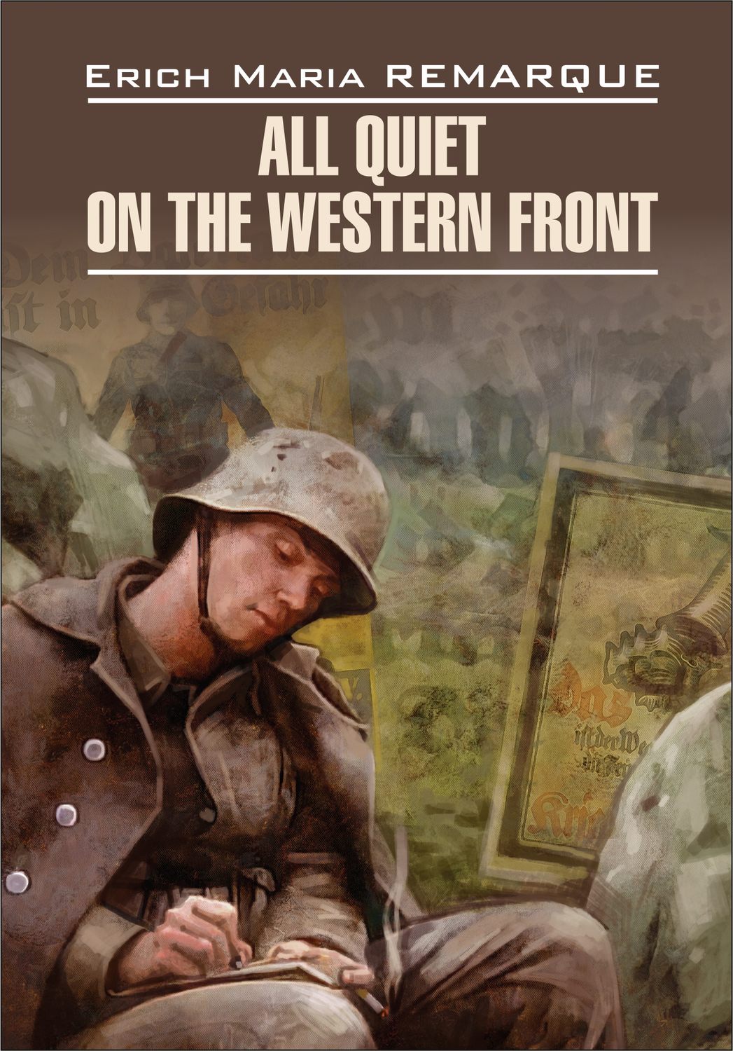 Обложка книги «All Quiet on the Western Front / На Западном фронте без перемен. Книга для чтения на английском языке»
