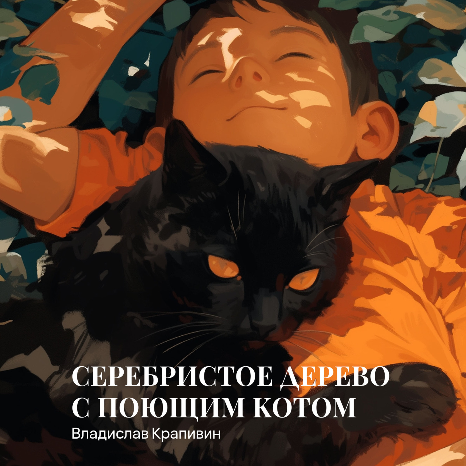 Обложка книги «Серебристое дерево с поющим котом»