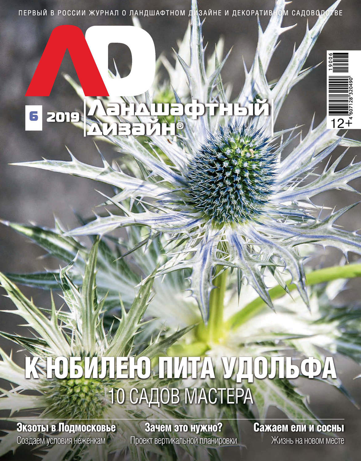 Обложка книги «Ландшафтный дизайн №06/2019»