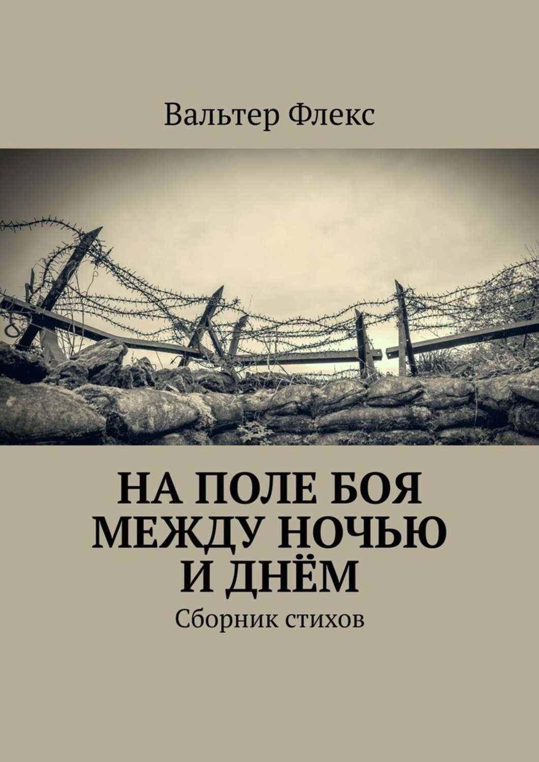 Обложка книги «На поле боя между ночью и днём. Сборник стихов»