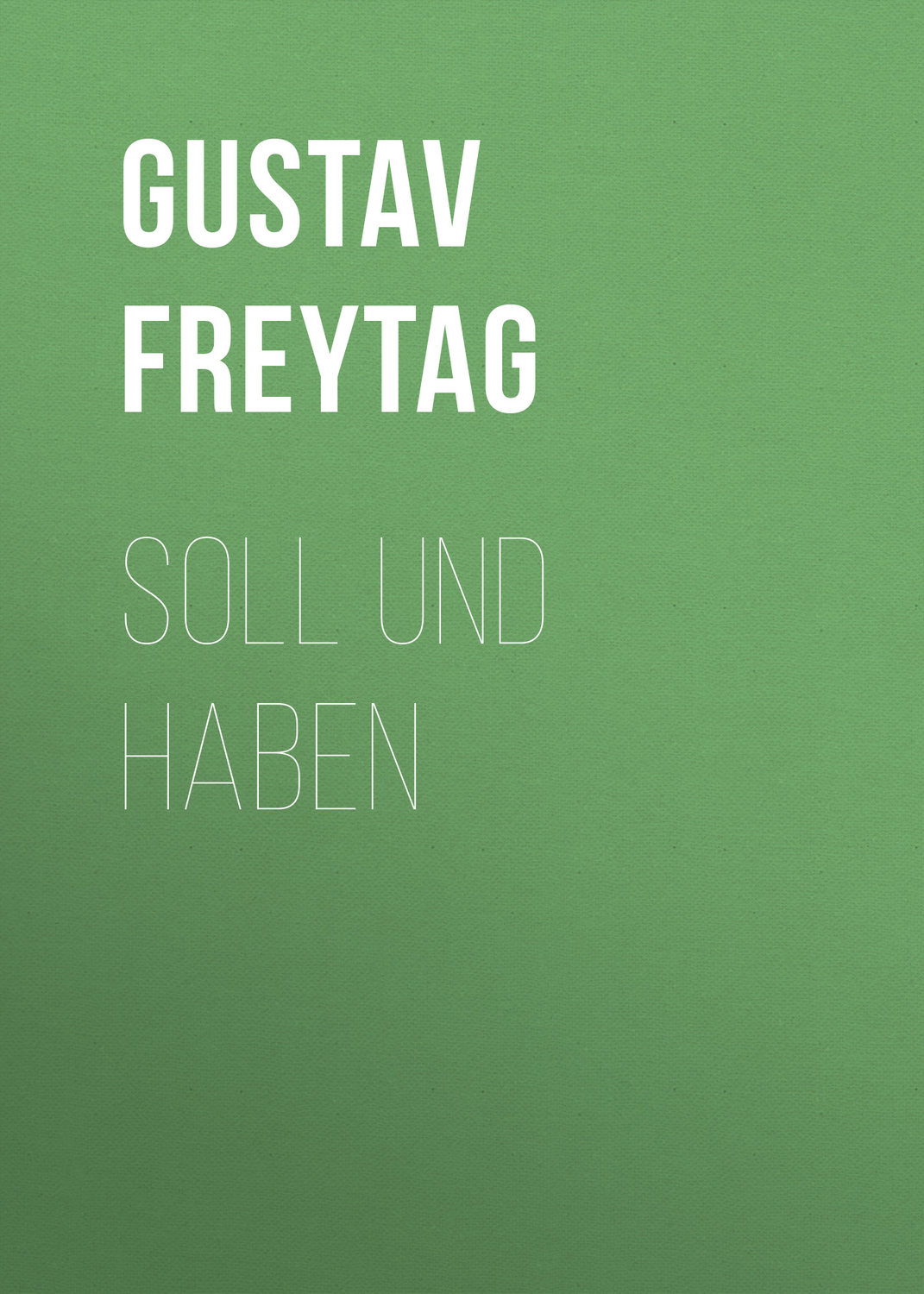 Обложка книги «Soll und Haben»