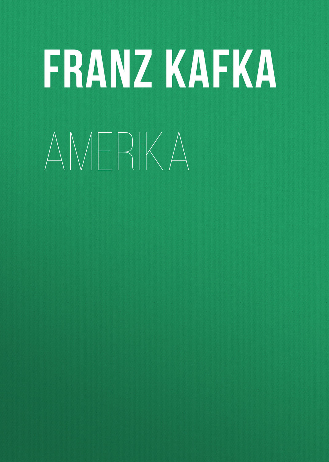 Обложка книги «Amerika»
