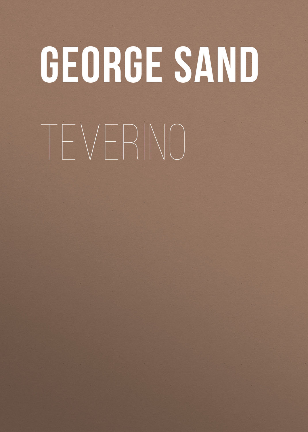 Обложка книги «Teverino»