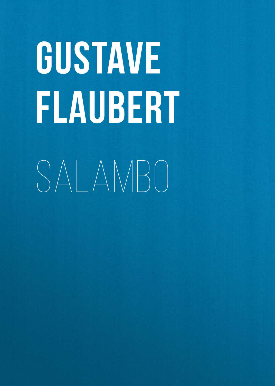 Обложка книги «Salambo»