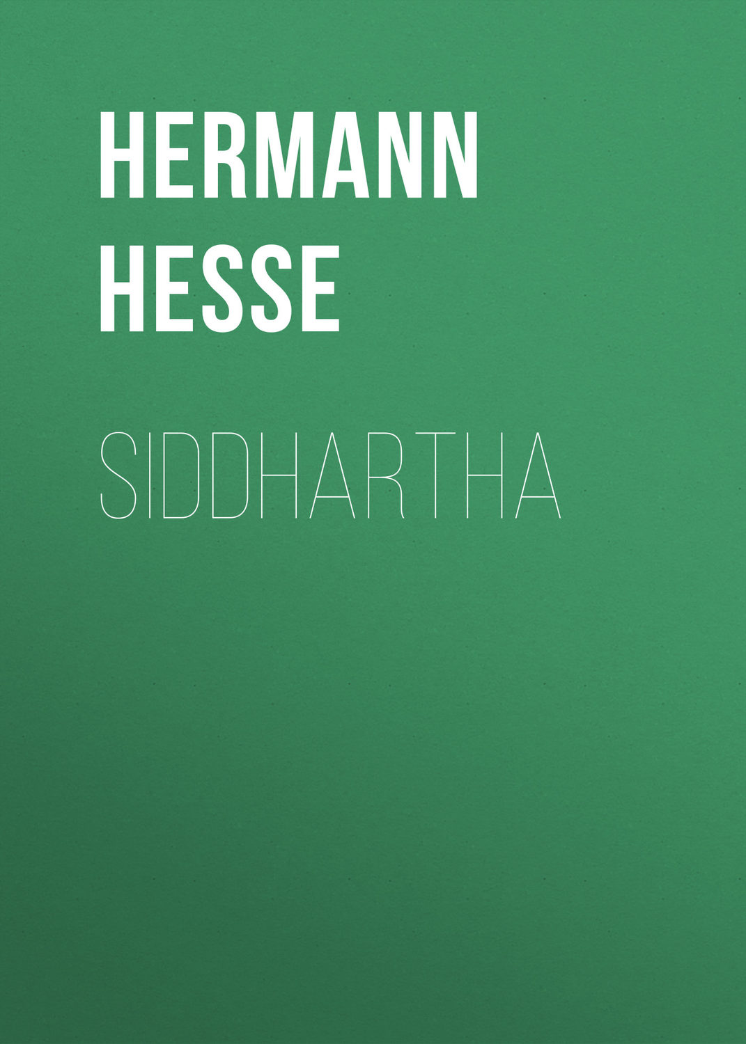 Обложка книги «Siddhartha»