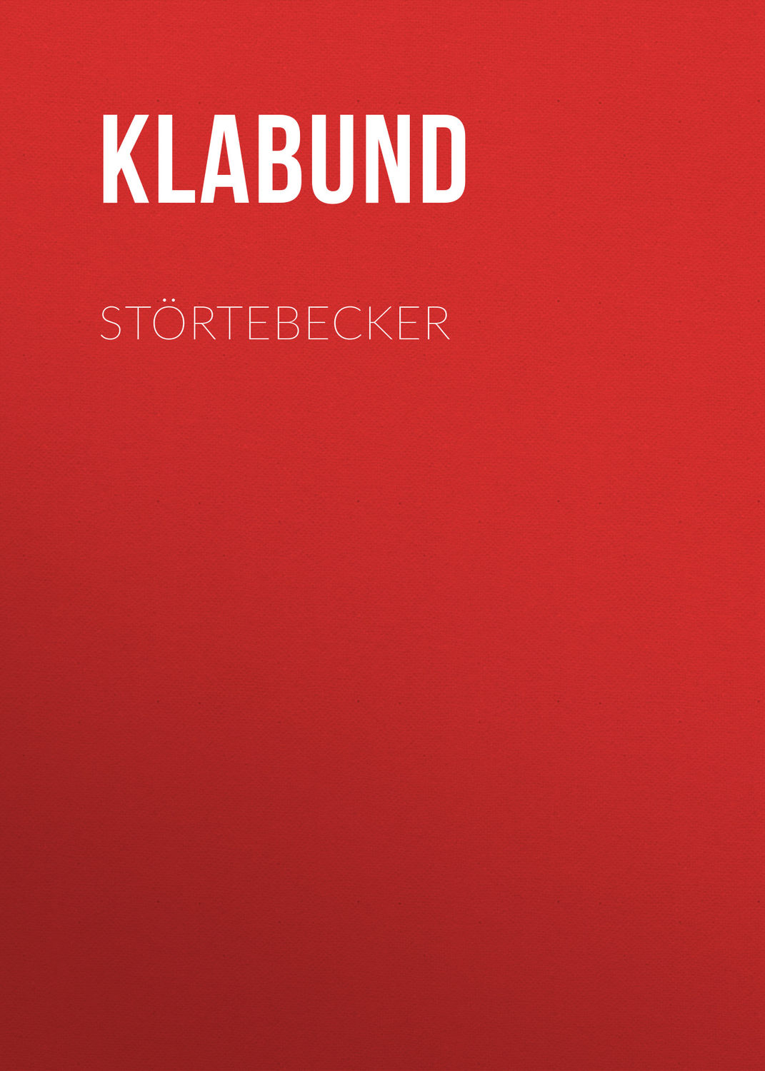 Обложка книги «Störtebecker»