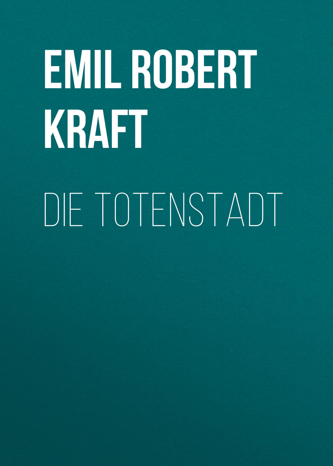 Обложка книги «Die Totenstadt»