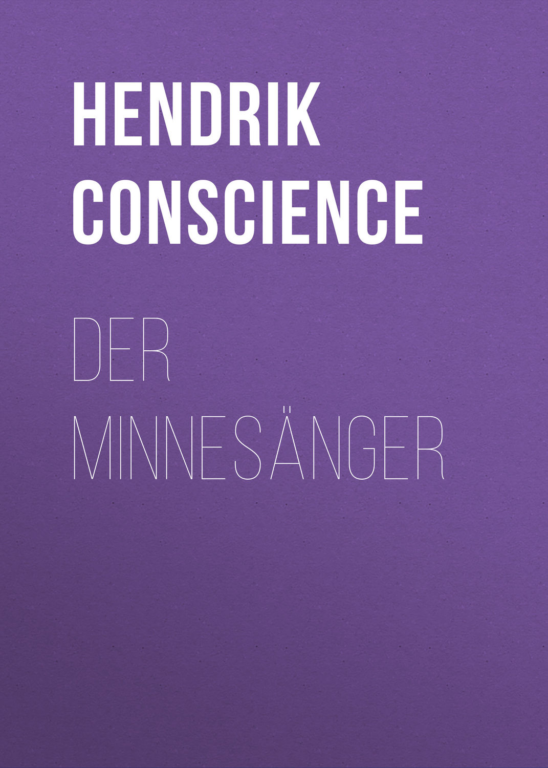 Обложка книги «Der Minnesänger»