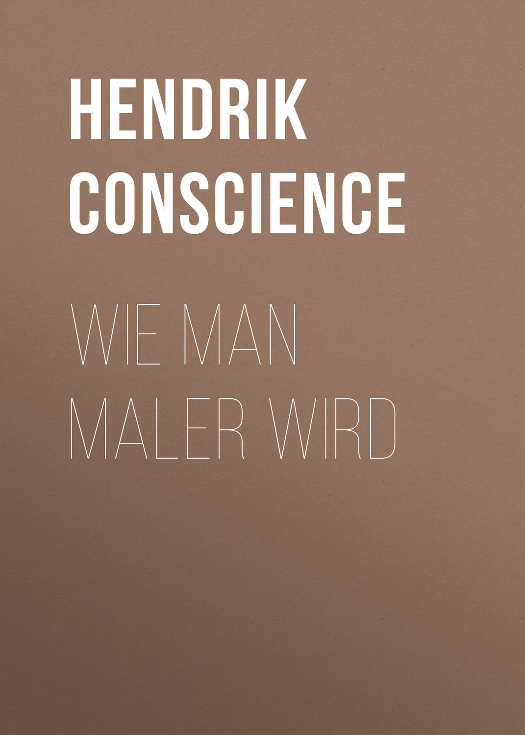 Обложка книги «Wie man Maler wird»
