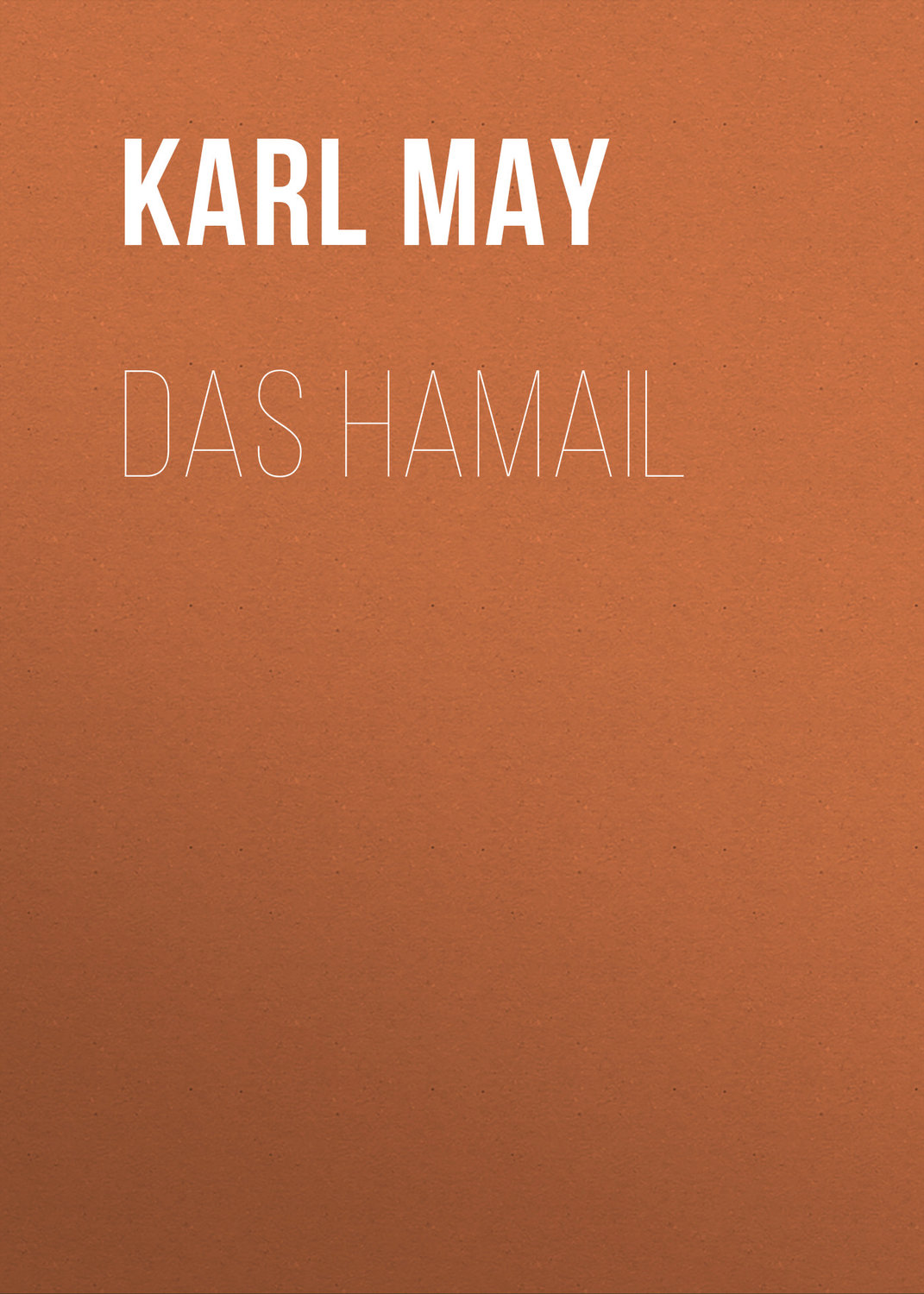 Обложка книги «Das Hamail»