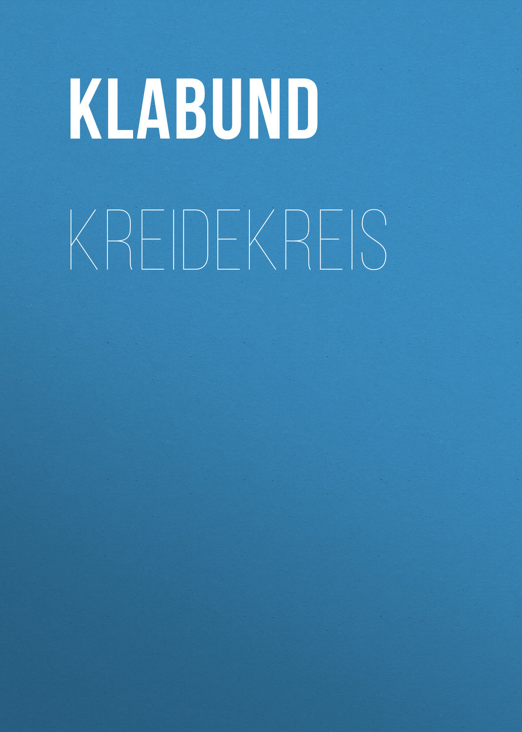 Обложка книги «Kreidekreis»