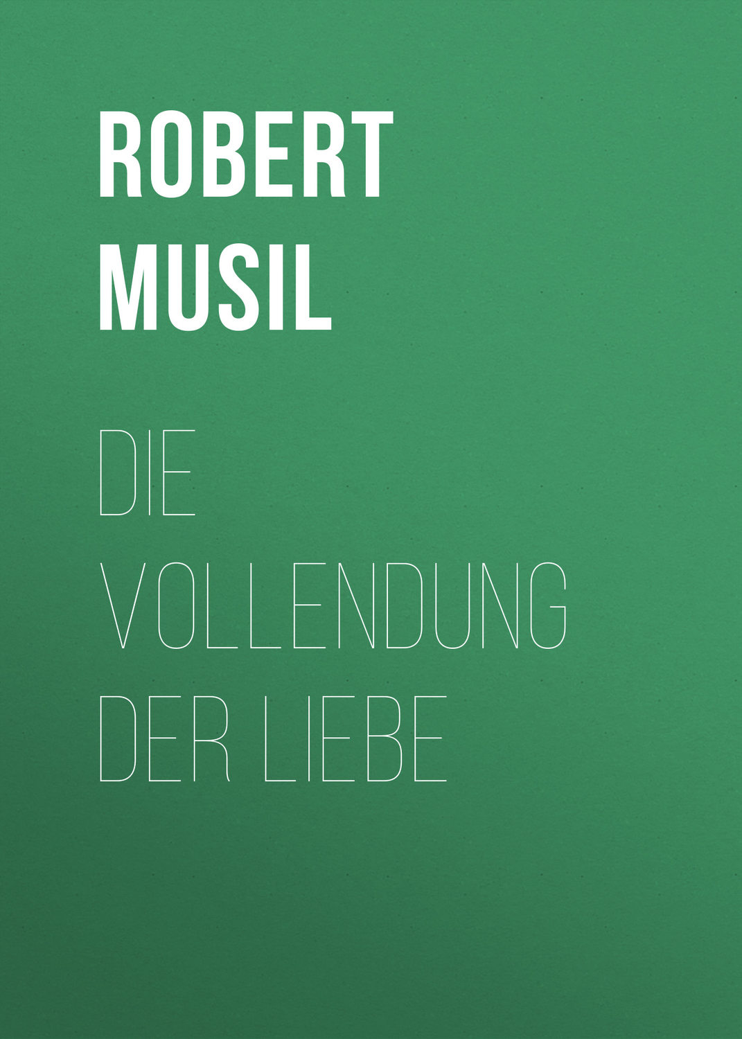 Обложка книги «Die Vollendung der Liebe»