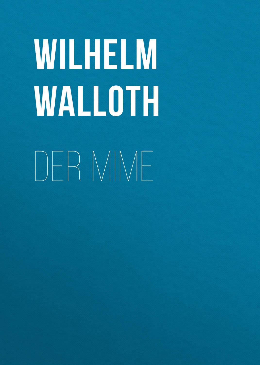 Обложка книги «Der Mime»