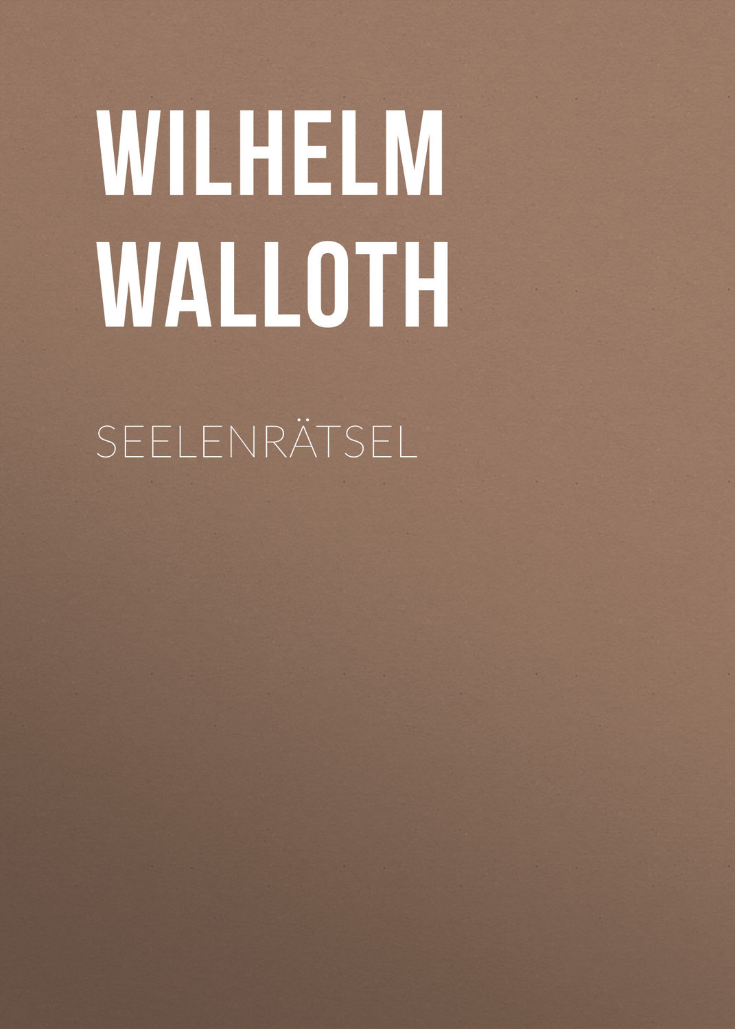 Обложка книги «Seelenrätsel»