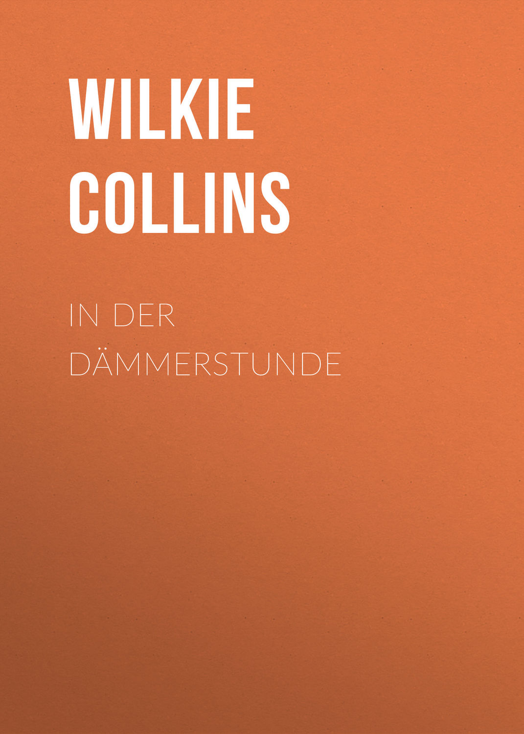 Обложка книги «In der Dämmerstunde»