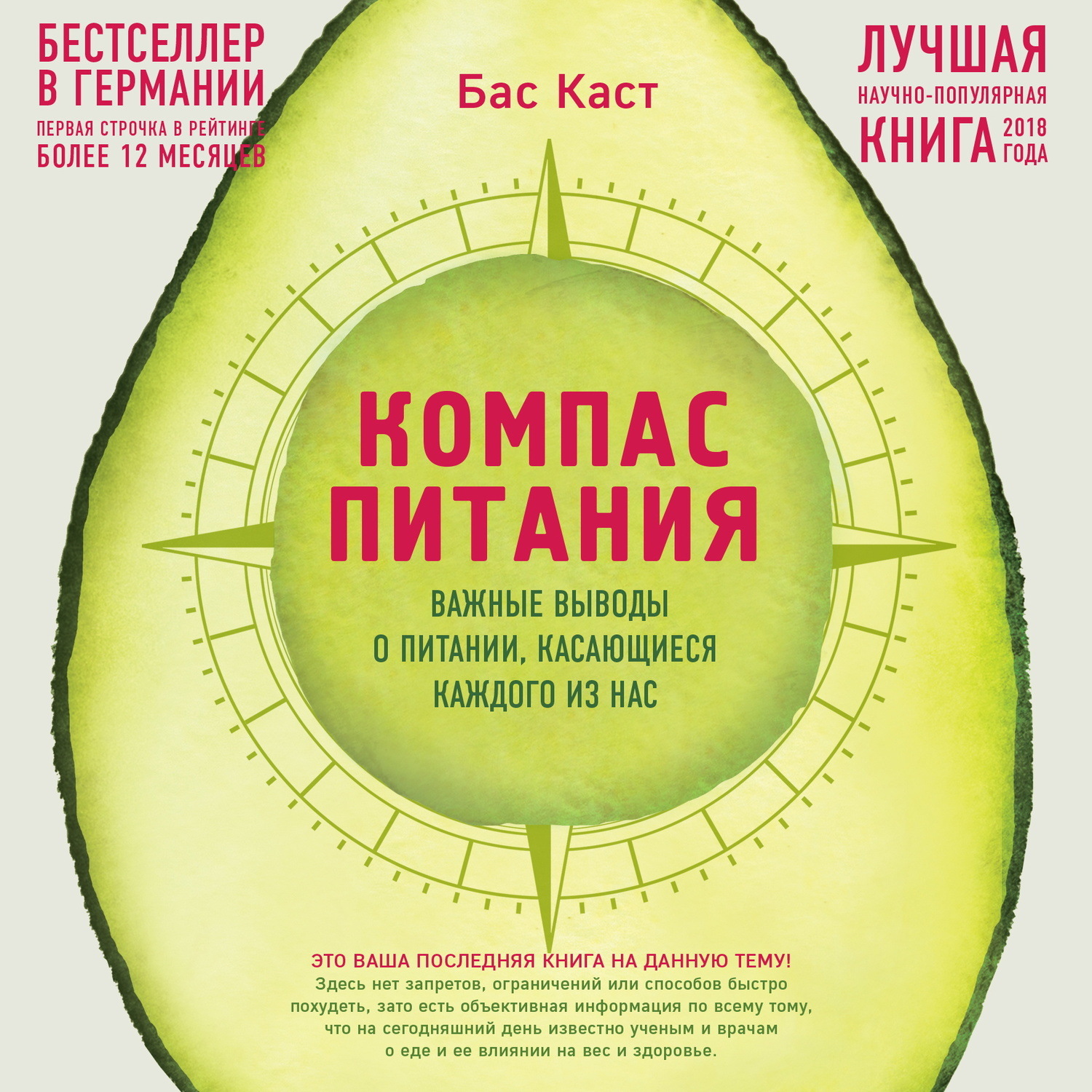 Обложка книги «Компас питания. Важные выводы о питании, касающиеся каждого из нас»